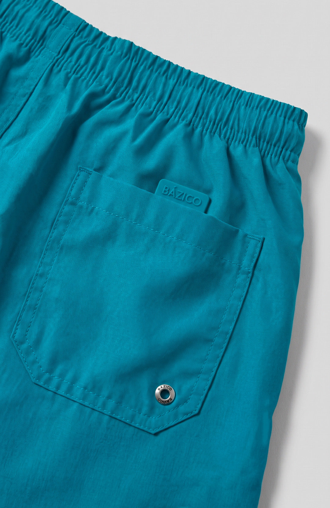 Swim Short Bázico masculino azul petróleo Bázico, tecido de secagem rápida para praia e piscina #Cor_Azul Petróleo