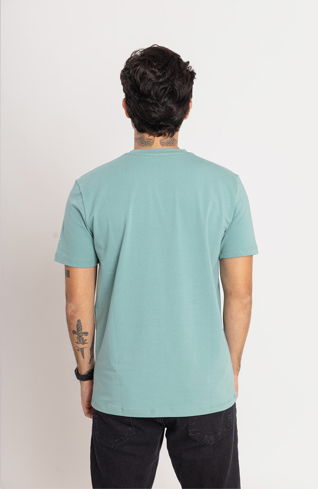 Camiseta Bázica Regular masculina bali Bázico, algodão Powerful com caimento clássico #Cor_Bali