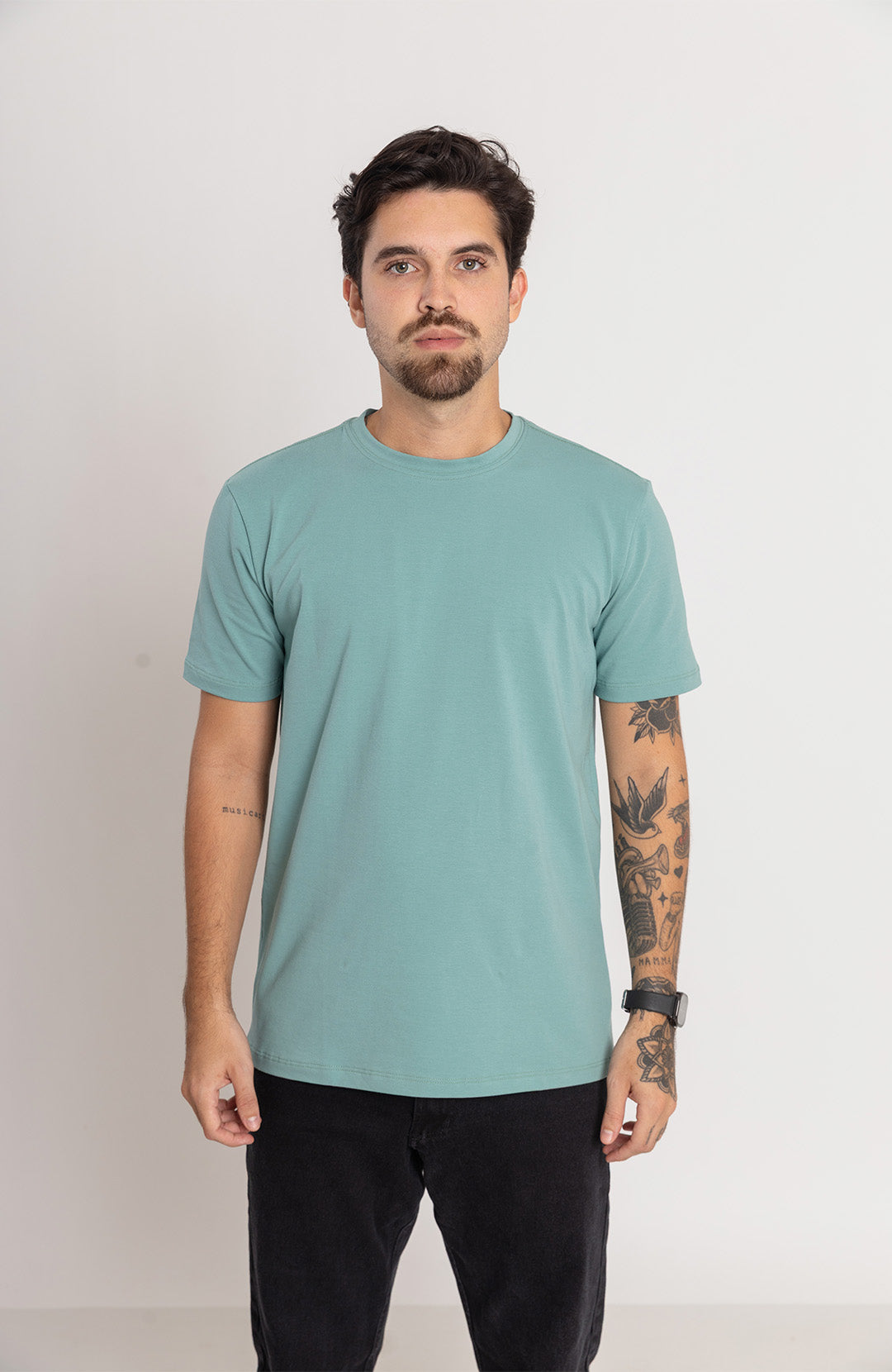 Camiseta Bázica Regular masculina bali Bázico, algodão Powerful com caimento clássico #Cor_Bali
