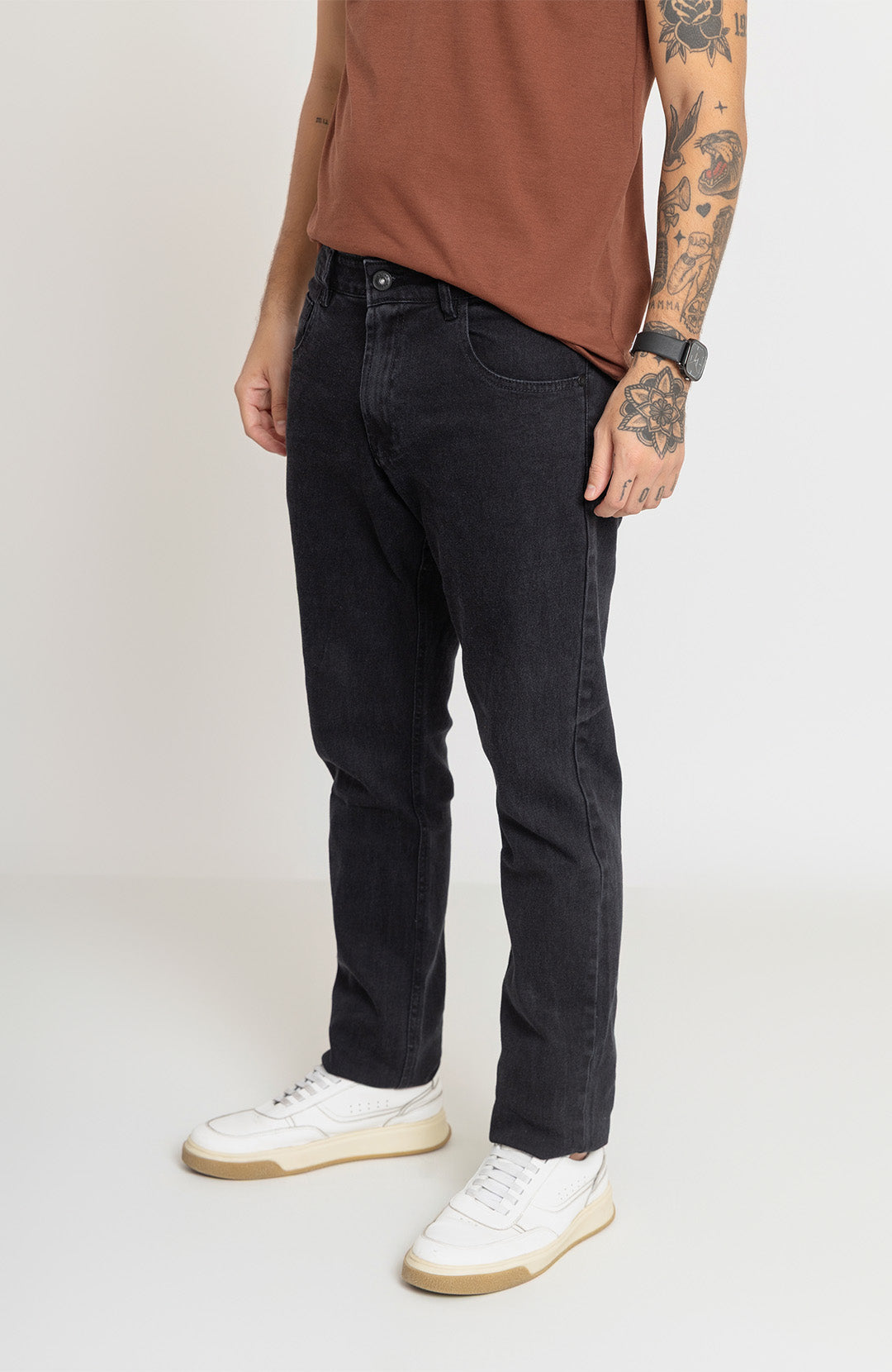 Calça Jeans Slim Stand