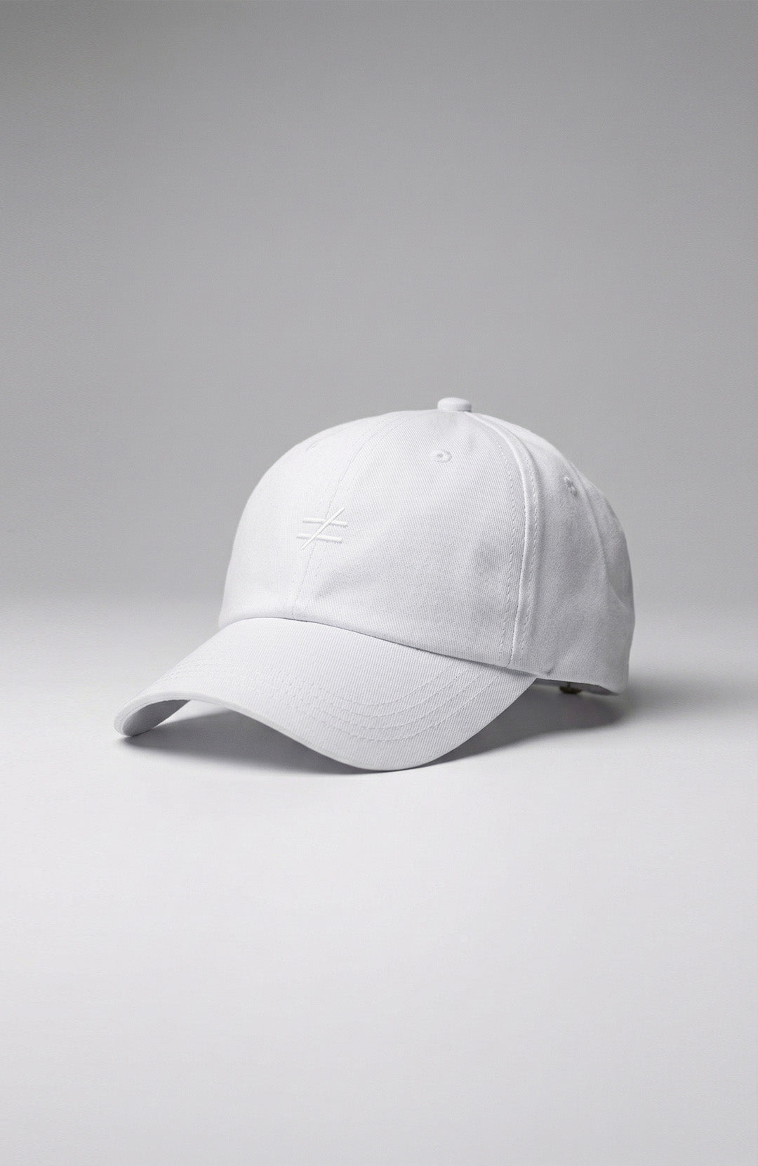 Boné Bázico branco aba curva, acessório streetwear premium #Cor_Branco