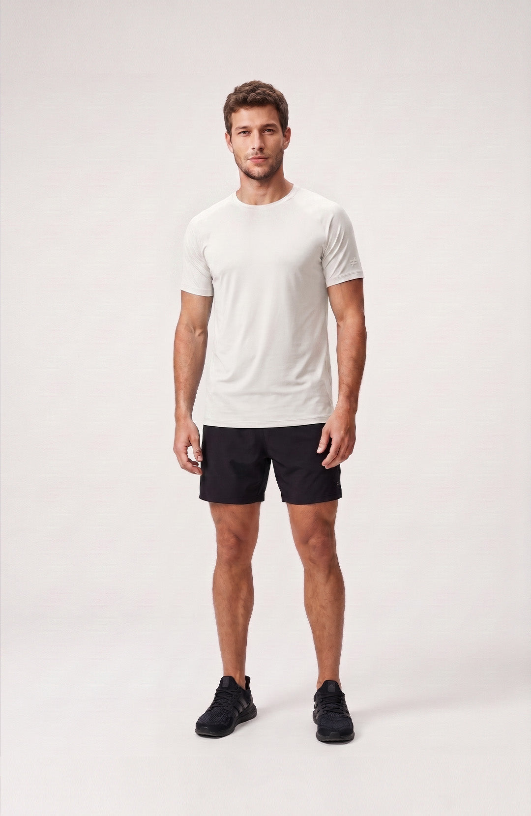 Regata esportiva Sport Classic masculina branca Bázico, poliamida com toque gelado e secagem rápida #Cor_Branco