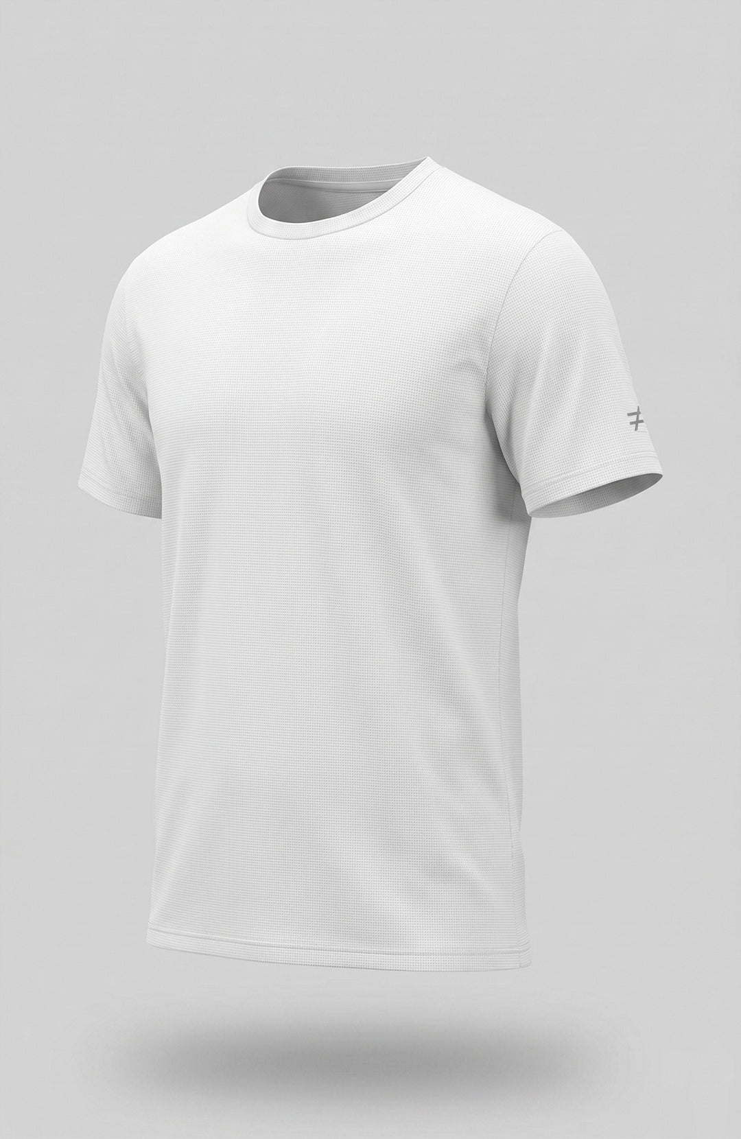Camiseta esportiva Sport Solid branca Bázico, UV50+ e secagem rápida em poliamida #Cor_Branco