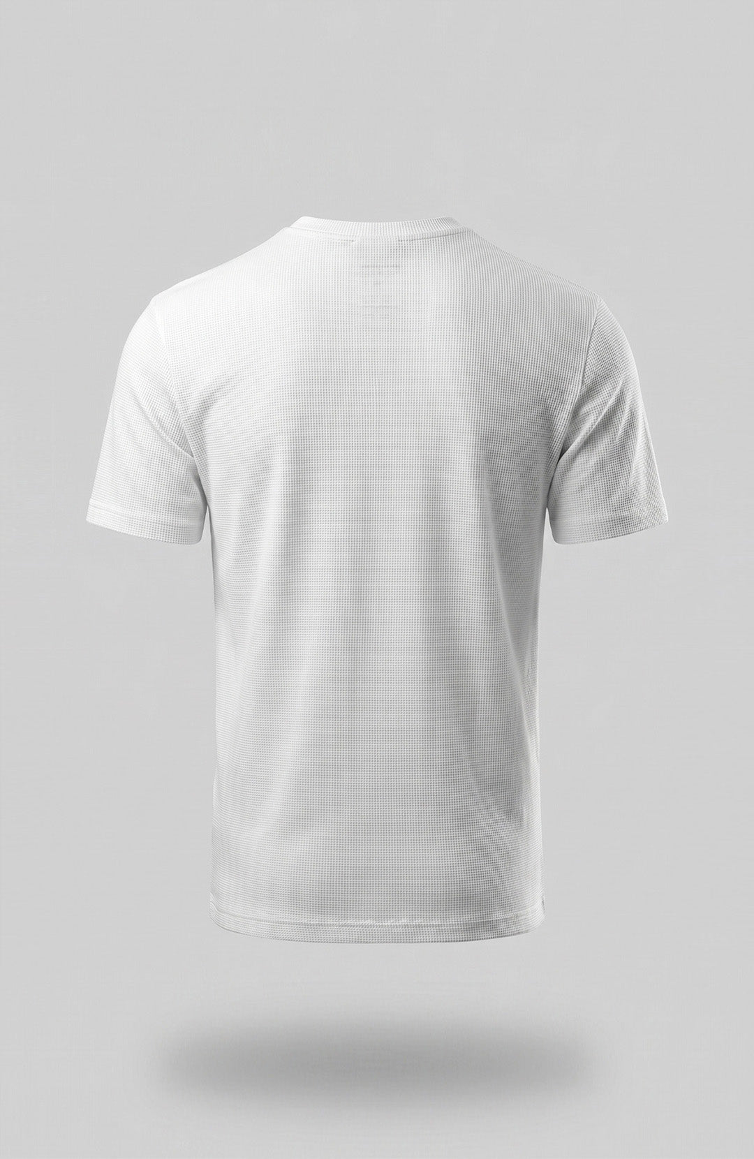 Camiseta esportiva Sport Solid branca Bázico, UV50+ e secagem rápida em poliamida #Cor_Branco