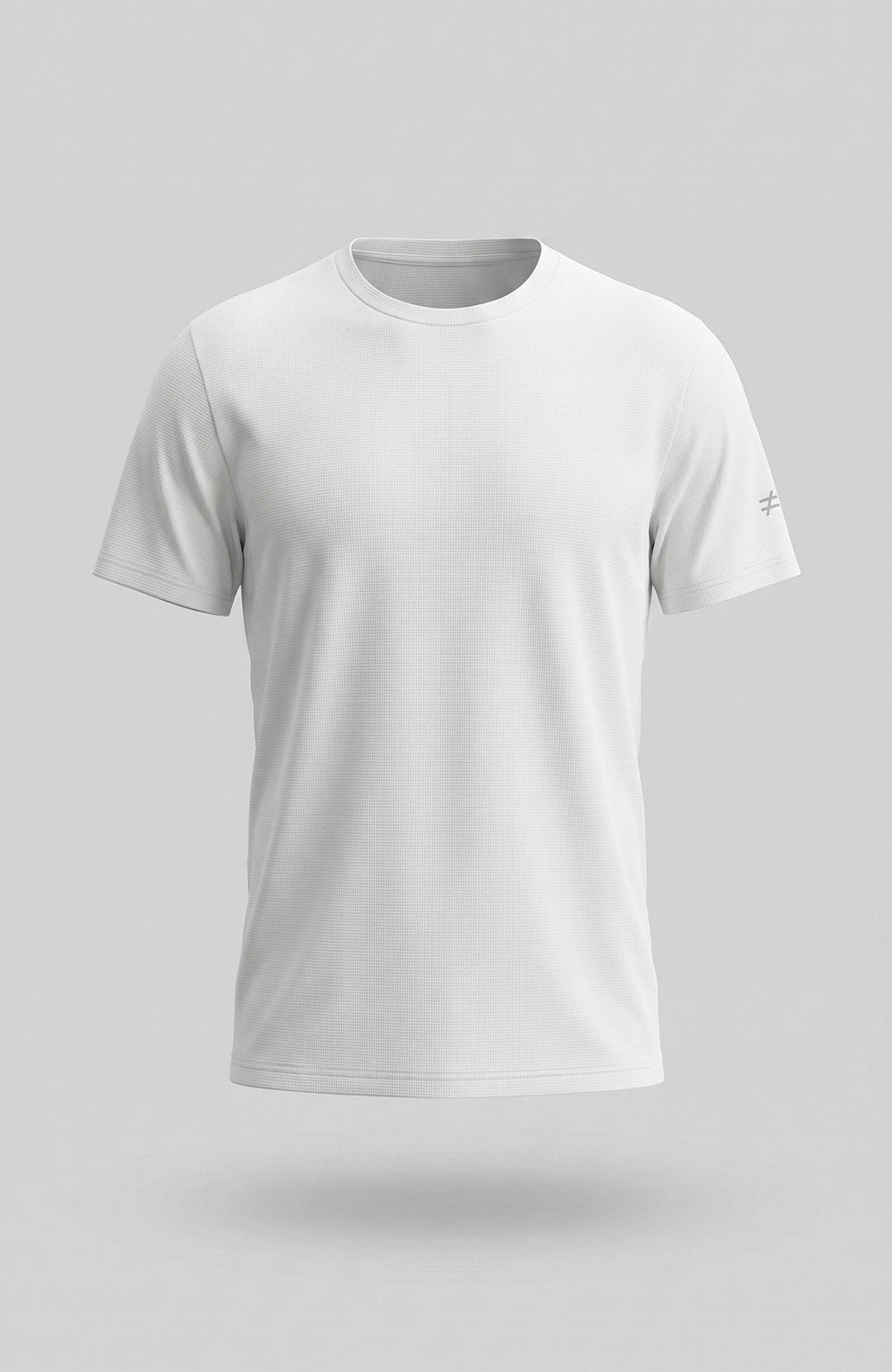 Camiseta esportiva Sport Solid branca Bázico, UV50+ e secagem rápida em poliamida #Cor_Branco