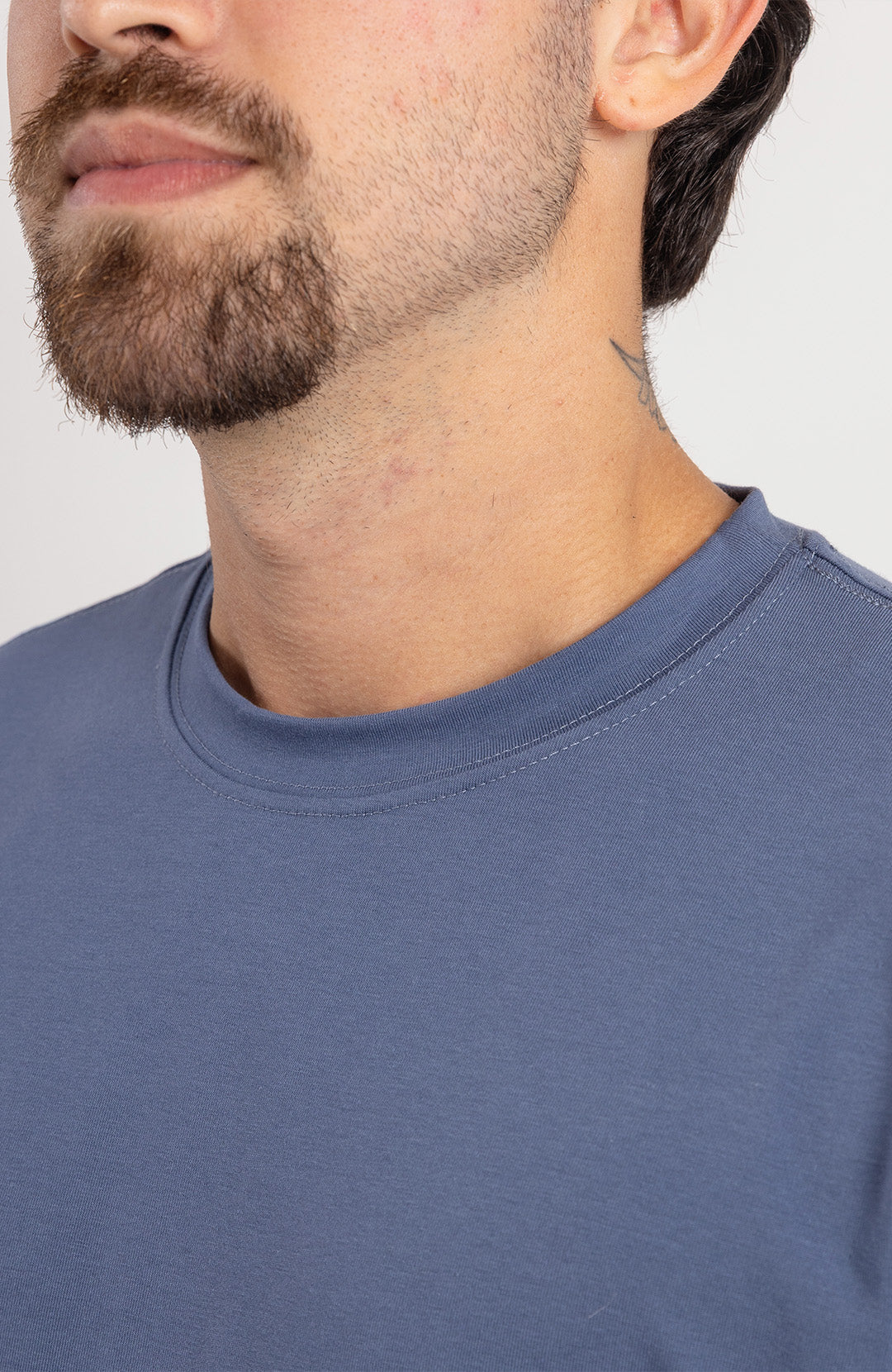 Camiseta Bázica Regular masculina cold blue Bázico, algodão Powerful com caimento clássico #Cor_Cold Blue
