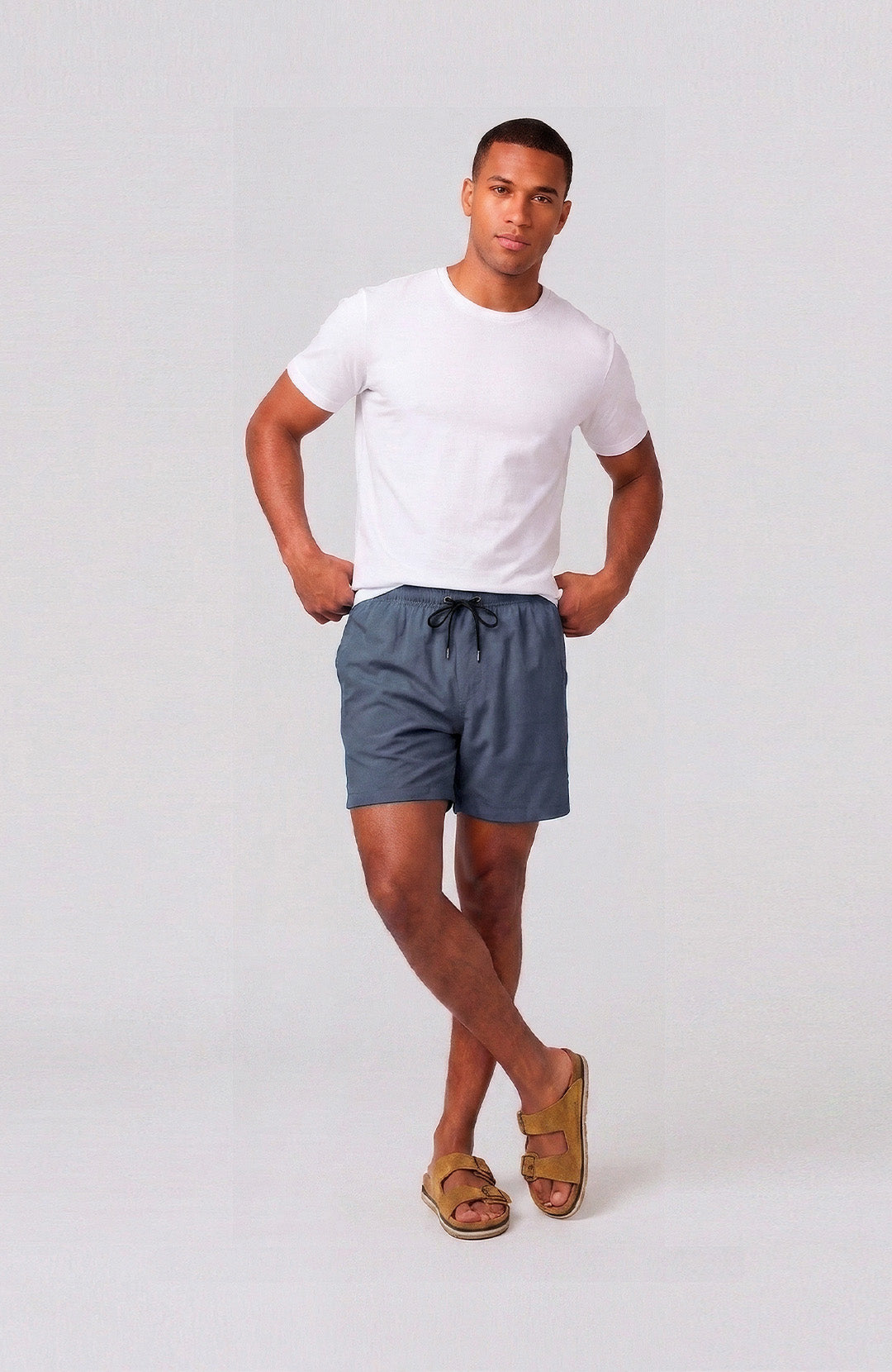 Swim Short Bázico masculino dark blue Bázico, tecido de secagem rápida para praia e piscina #Cor_Dark Blue
