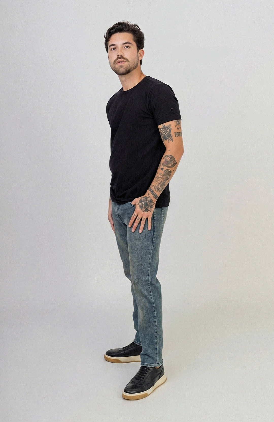 Calça Jeans Slim Stand