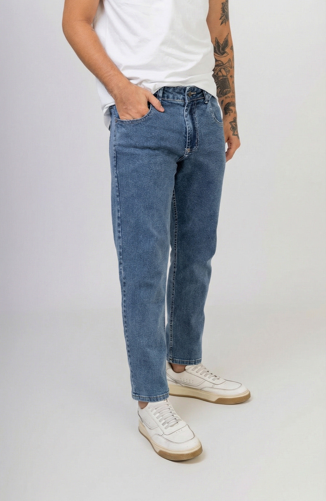 Calça Jeans Slim Stand