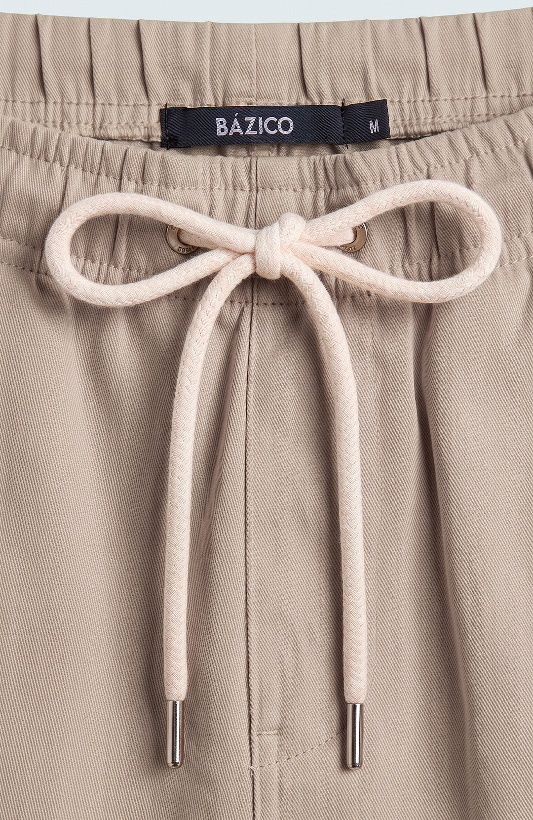 Short Bázico branco algodão com caimento versátil e confortável #Cor_Nude
