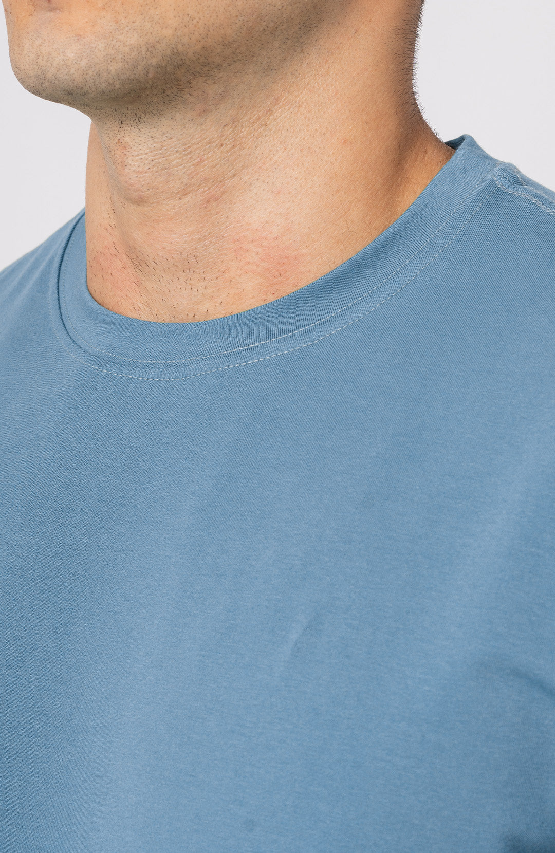 Camiseta Bázica Regular masculina ocean Bázico, algodão Powerful com caimento clássico #Cor_Ocean