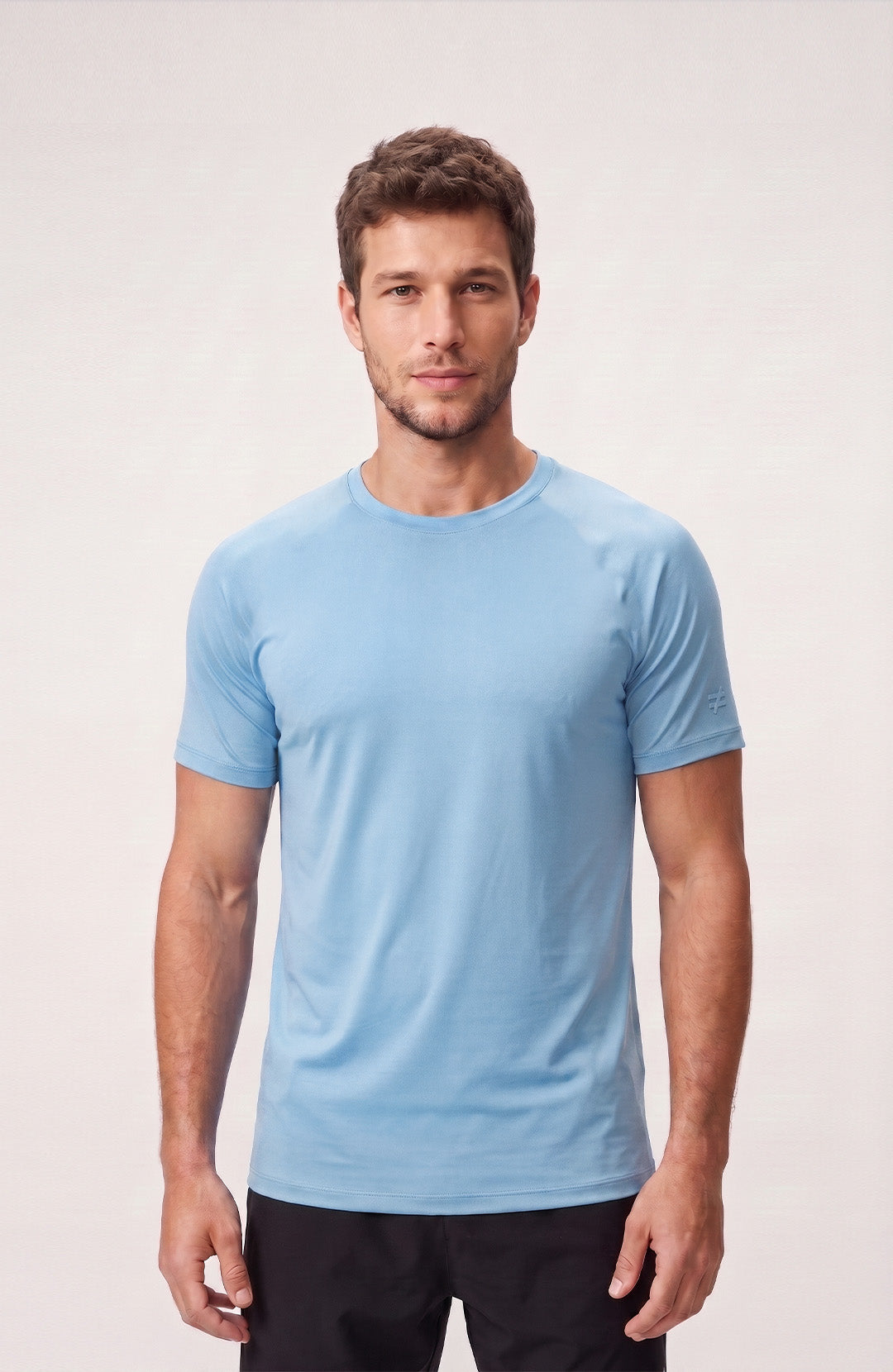 Regata esportiva Sport Classic masculina ocean Bázico, poliamida com toque gelado e secagem rápida #Cor_Ocean