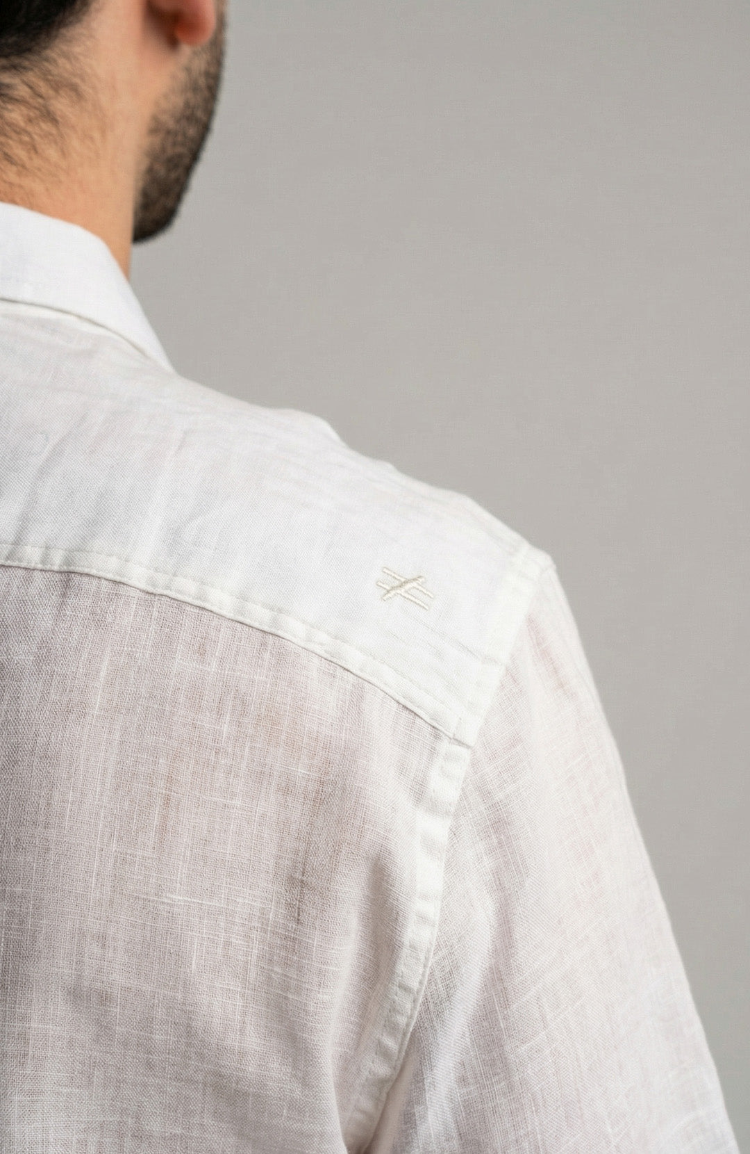 Camisa Linho Manga Curta