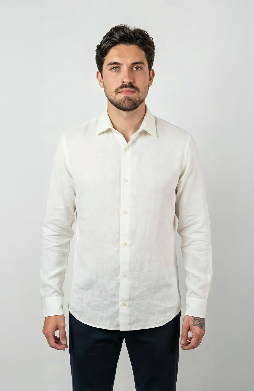 Camisa Linho Manga Longa