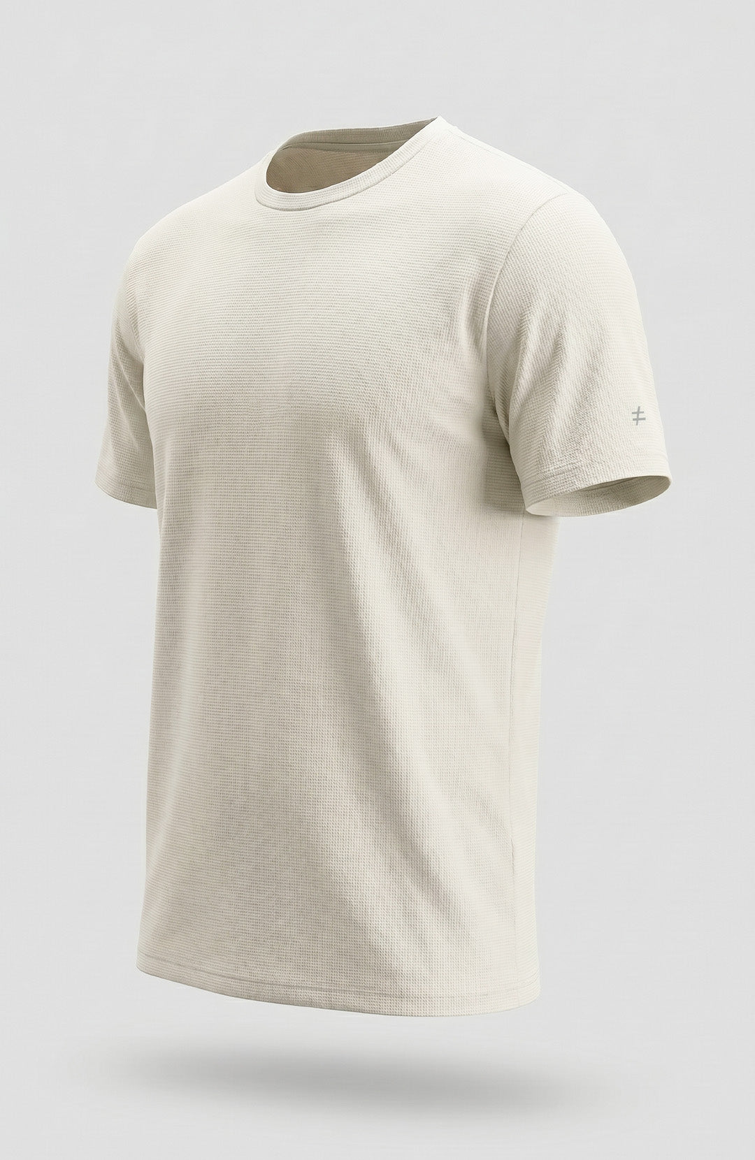 Camiseta esportiva Sport Solid off white Bázico, UV50+ e secagem rápida em poliamida #Cor_Off White