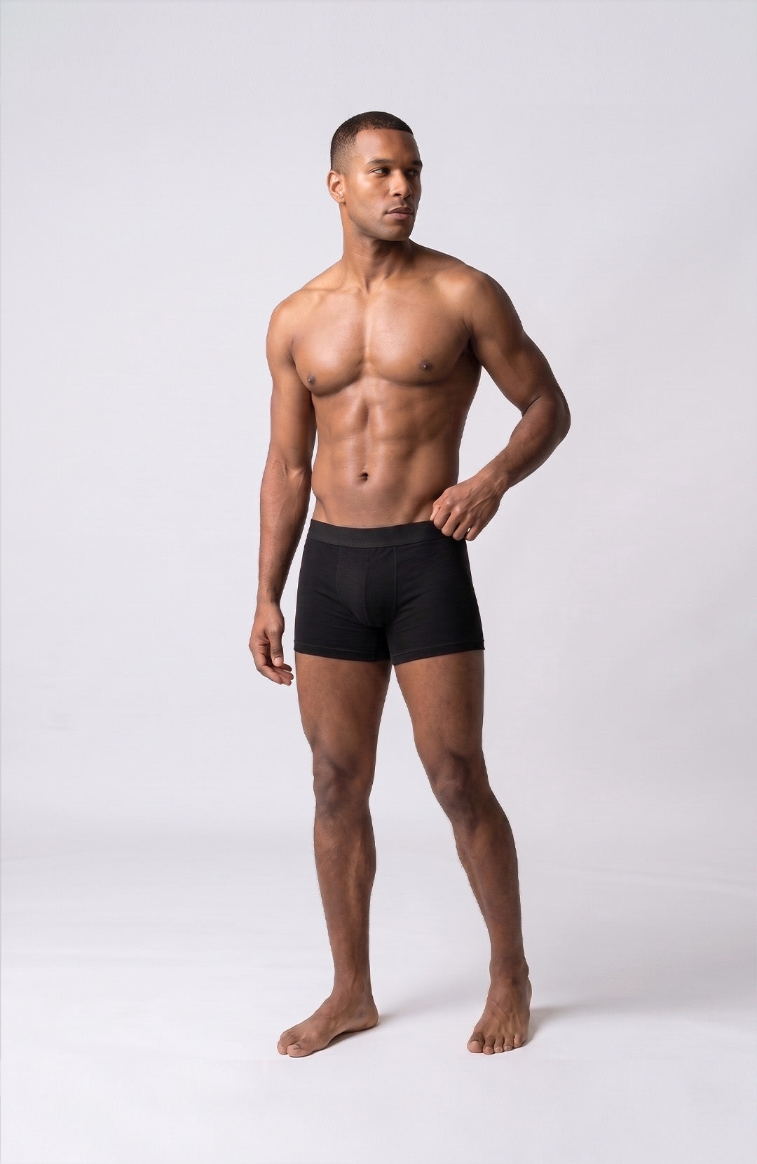 Cueca Bázica preta Bázico, tecido Air com conforto e leveza #Cor_Preto
