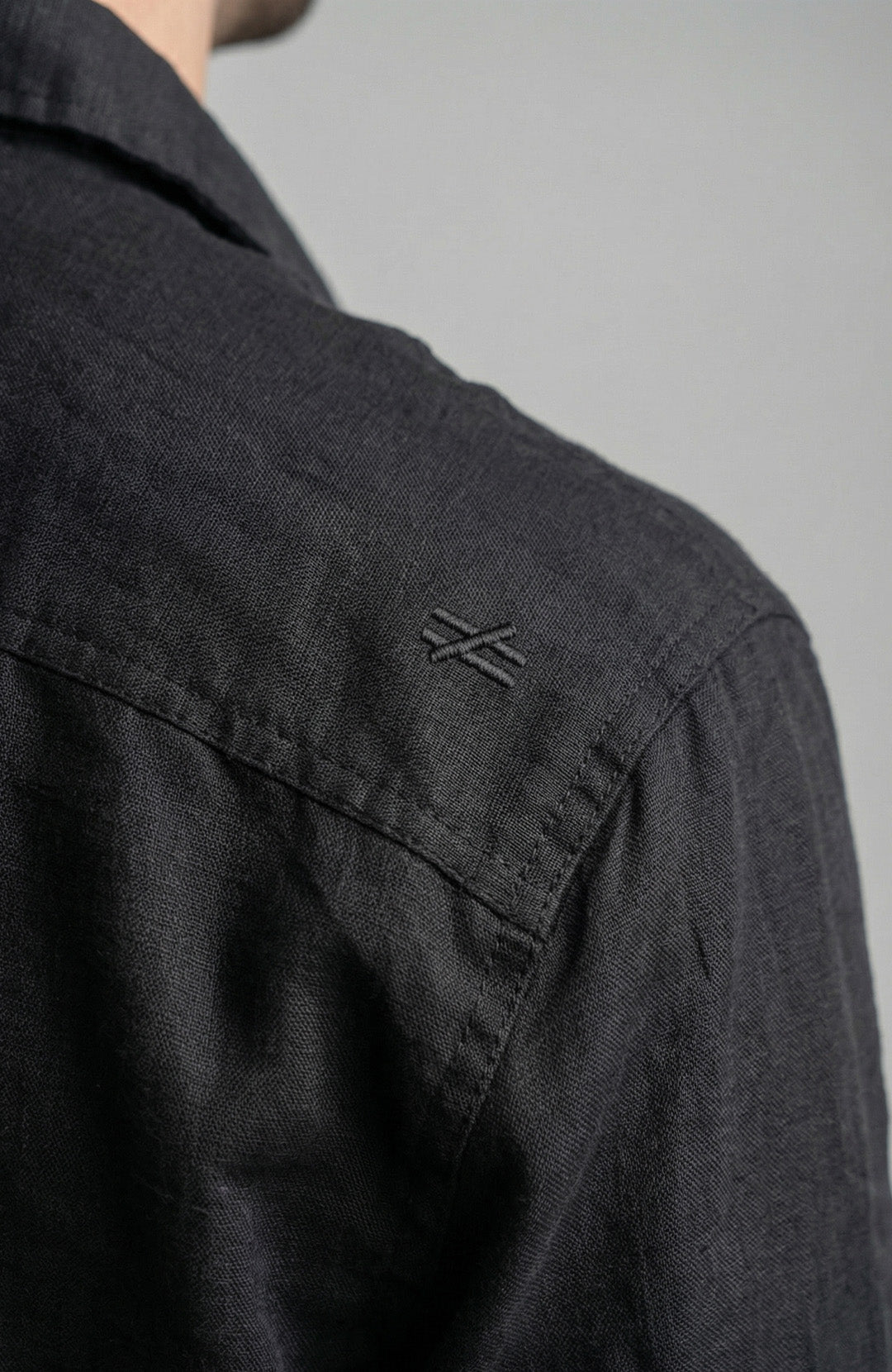 Camisa Linho Manga Curta