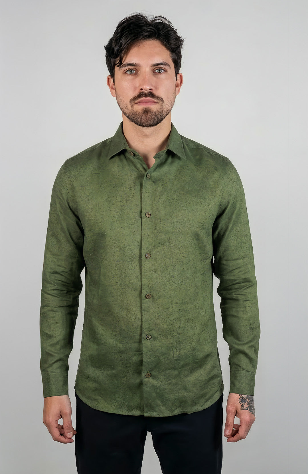 Camisa Linho Manga Longa