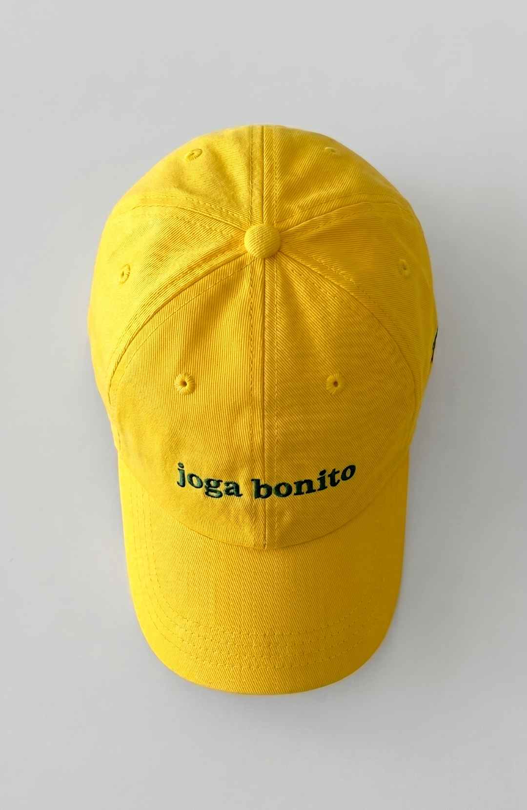 Boné Bázico Duo bicolor amarelo e verde aba estruturada, acessório streetwear premium #Cor_Amarelo / Verde