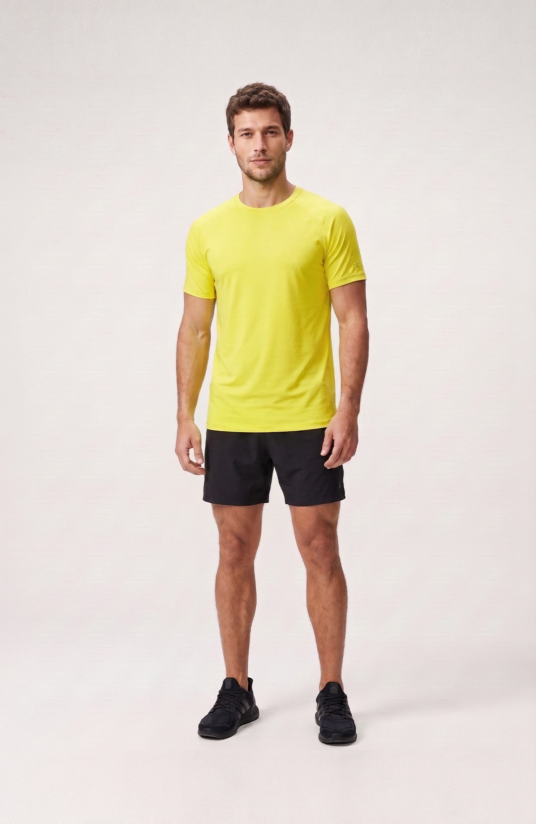 Regata esportiva Sport Classic masculina amarelo canário Bázico, poliamida com toque gelado e secagem rápida #Cor_Amarelo Canário