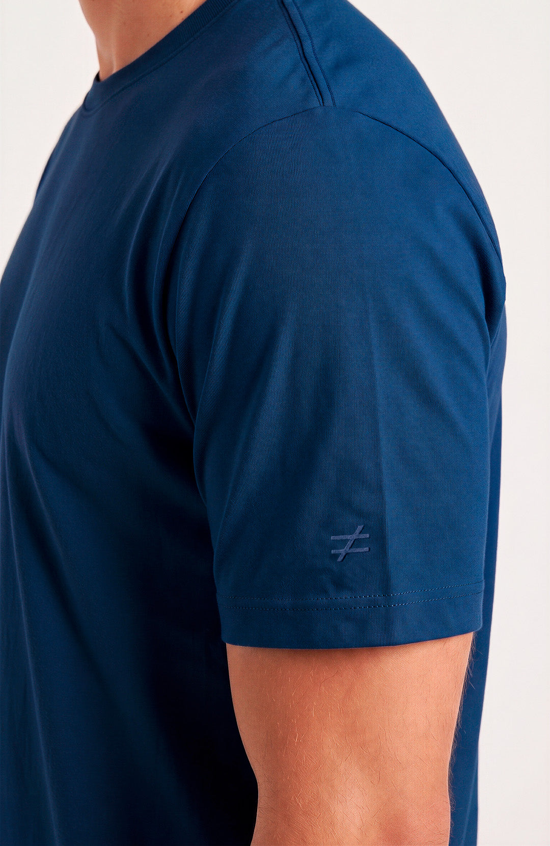 Camiseta Bázica Regular masculina azul escuro Bázico, algodão Powerful com caimento clássico #Cor_Azul Escuro