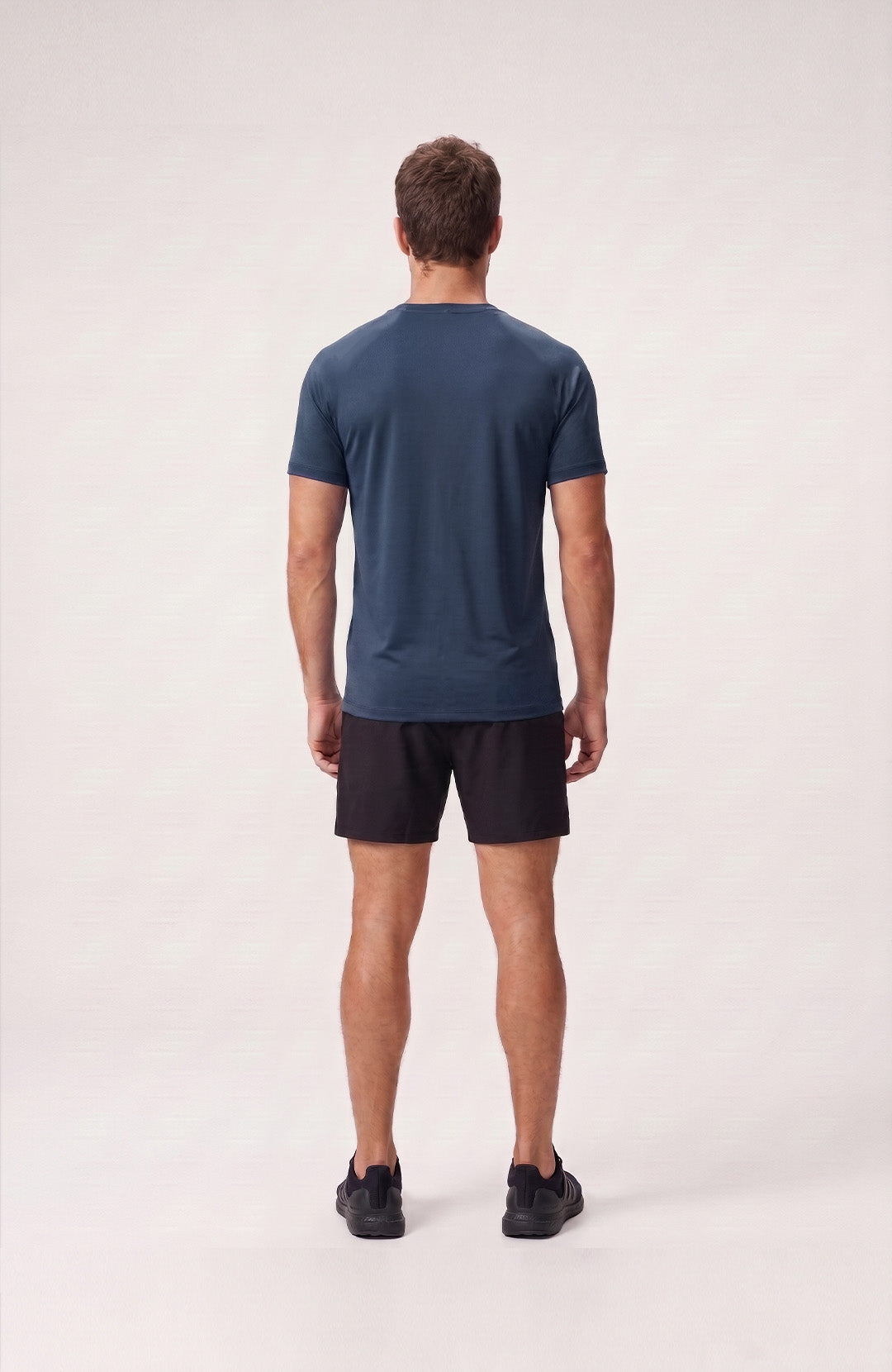 Regata esportiva Sport Classic masculina azul-marinho Bázico, poliamida com toque gelado e secagem rápida #Cor_Azul-marinho