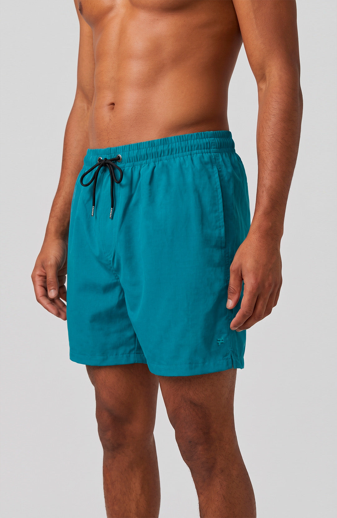 Swim Short Bázico masculino azul petróleo Bázico, tecido de secagem rápida para praia e piscina #Cor_Azul Petróleo