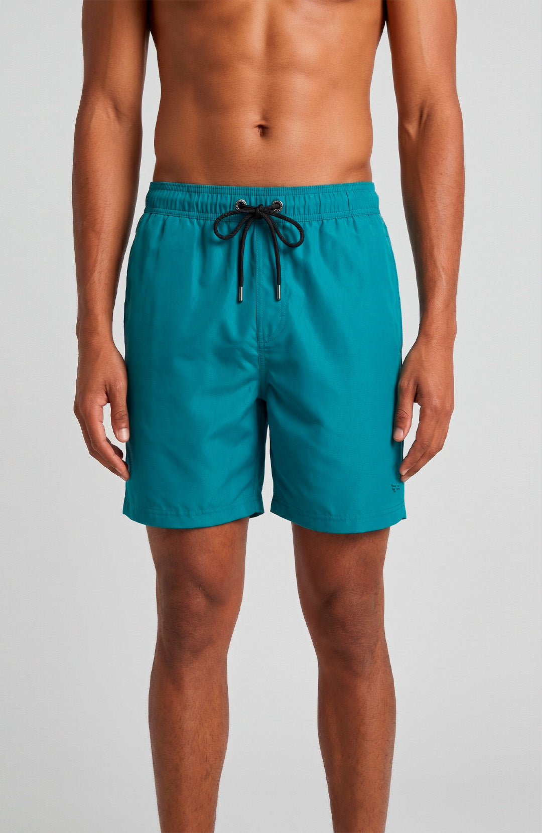 Swim Short Bázico masculino azul petróleo Bázico, tecido de secagem rápida para praia e piscina #Cor_Azul Petróleo