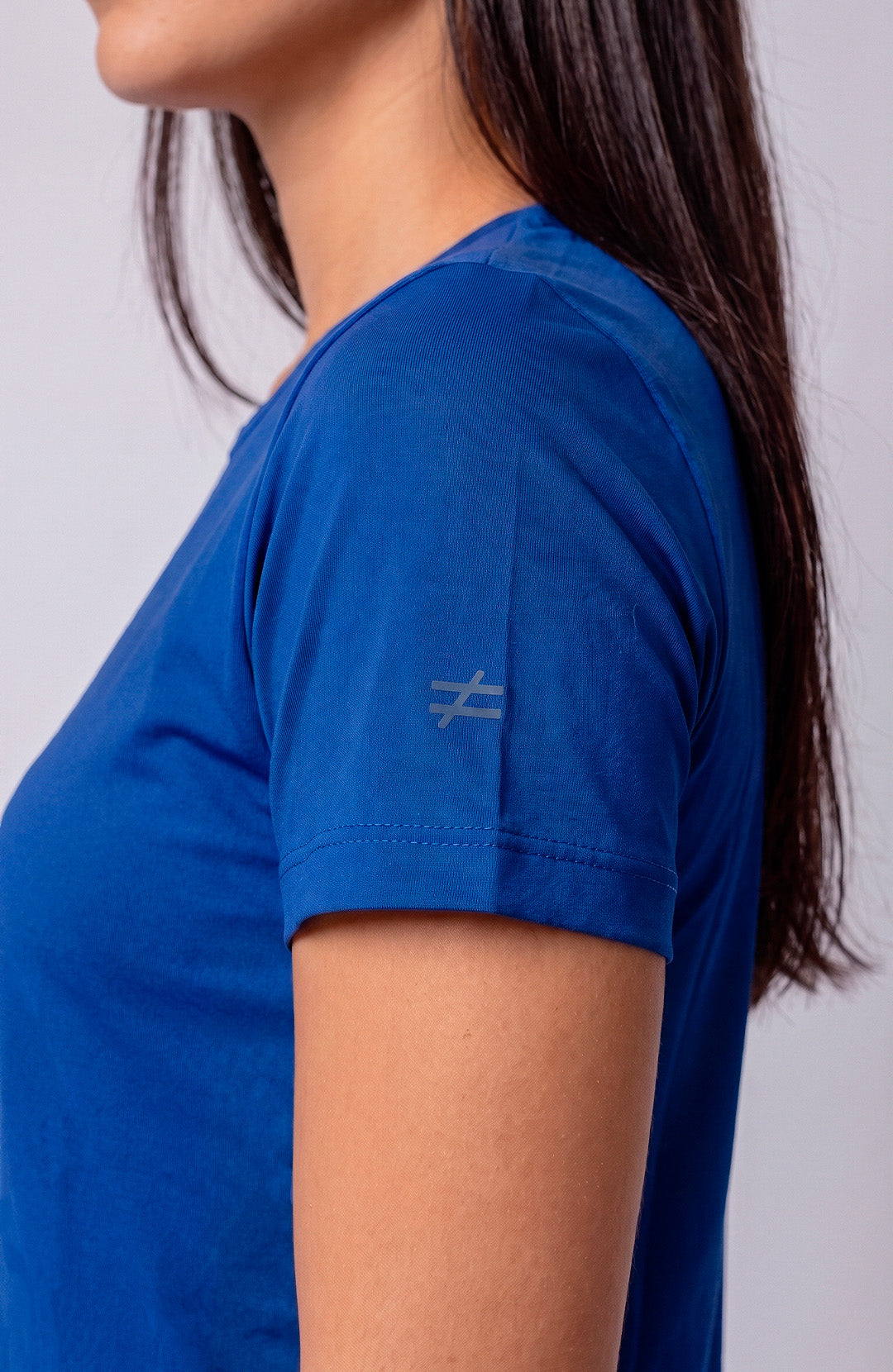 Regata esportiva Sport Classic feminina azul royal Bázico, poliamida com toque gelado e secagem rápida #Cor_Azul Royal