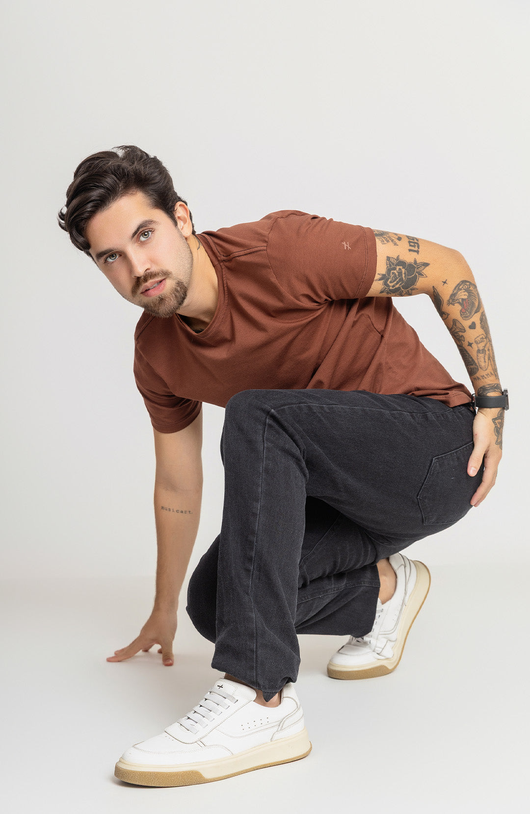 Calça Jeans Slim Stand
