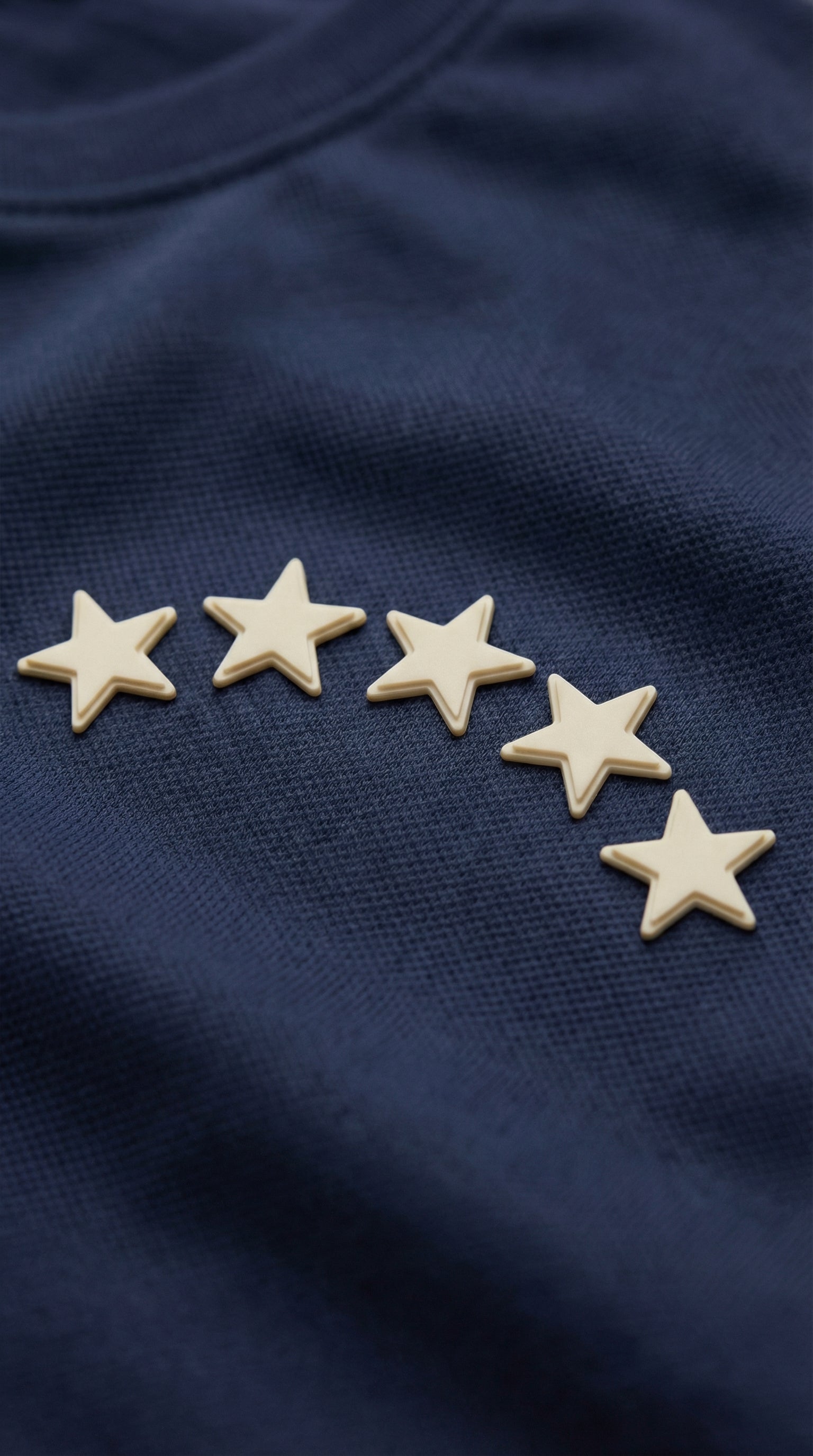 Customização Estrelas DTF branco Bázico, transfer térmico para personalização de camisetas #Cor_Branco
