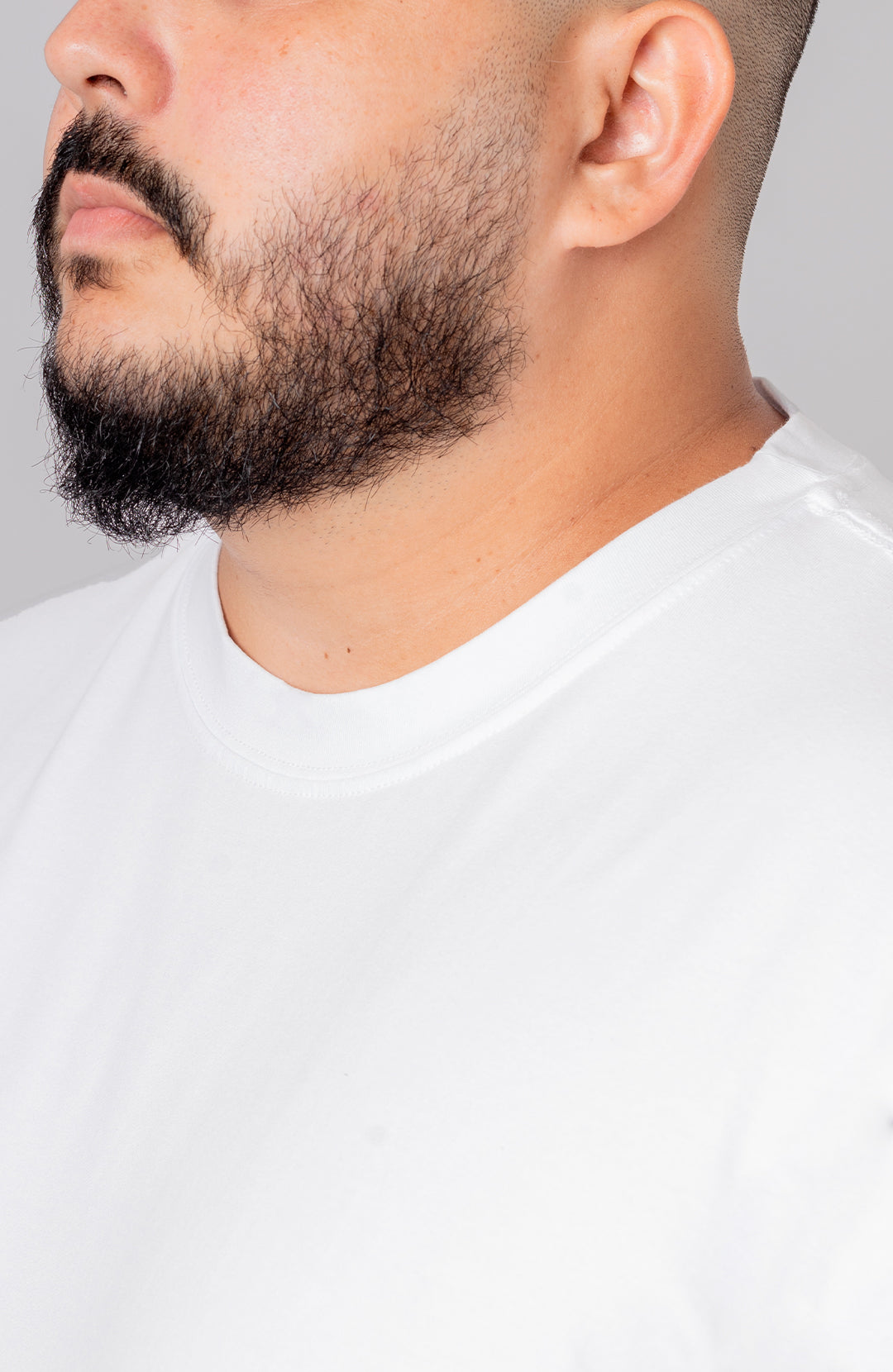 Camiseta Bázica Regular masculina branca Bázico, algodão Powerful com caimento clássico #Cor_Branco