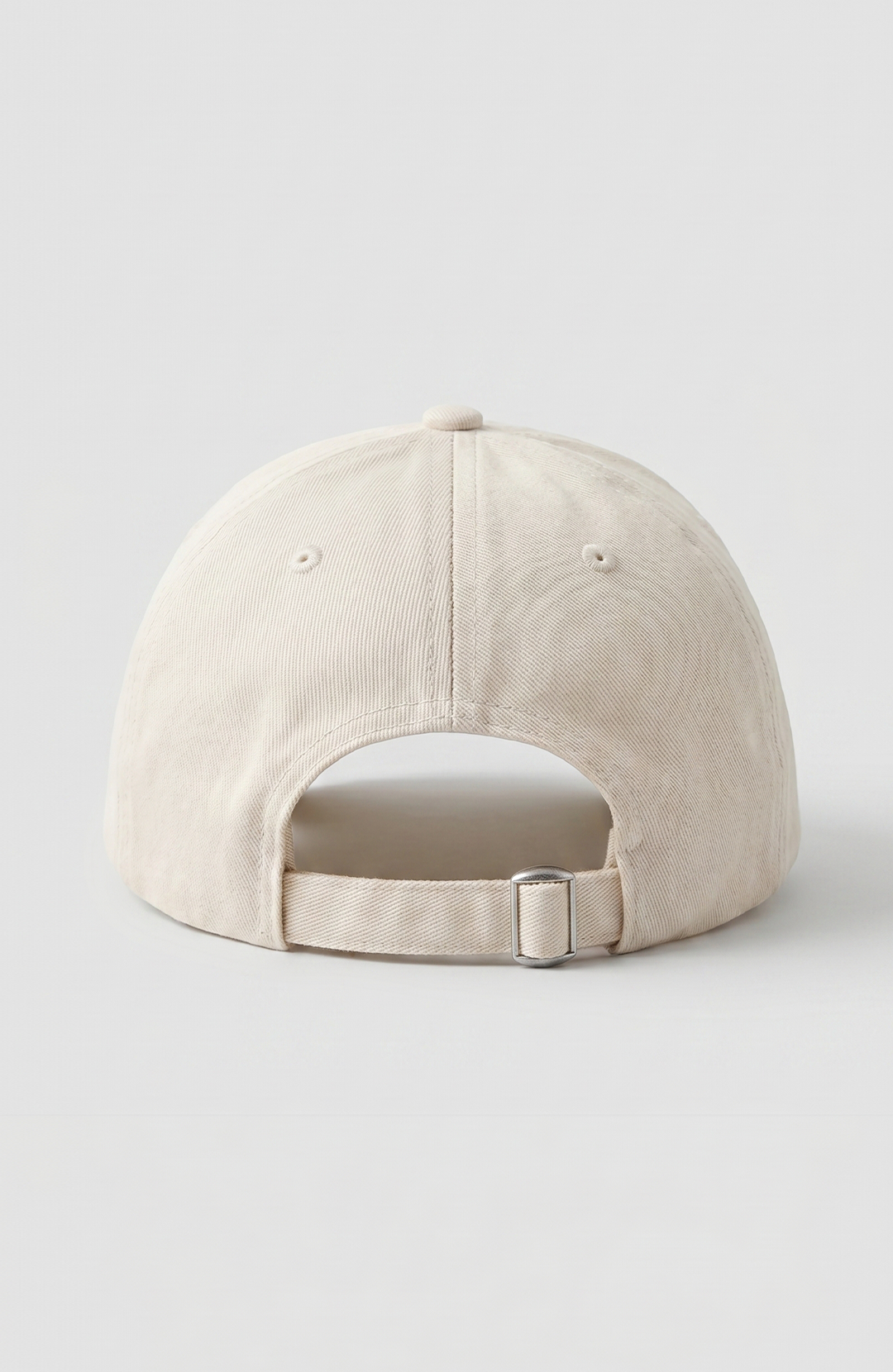 Boné Bázico Duo bicolor cru e verde aba estruturada, acessório streetwear premium #Cor_Cru / Verde