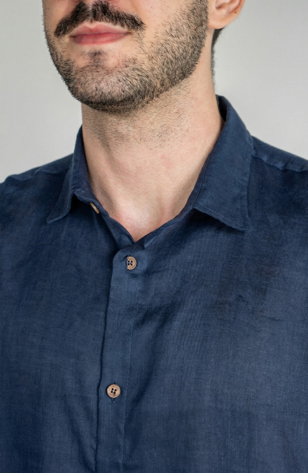 Camisa Linho Manga Curta