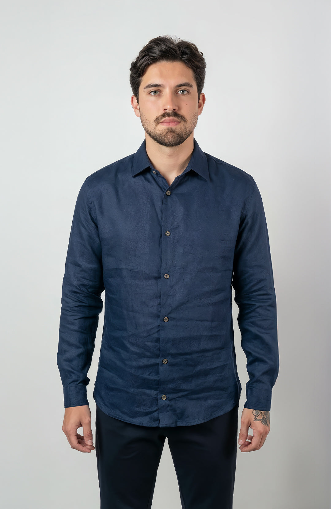 Camisa Linho Manga Longa