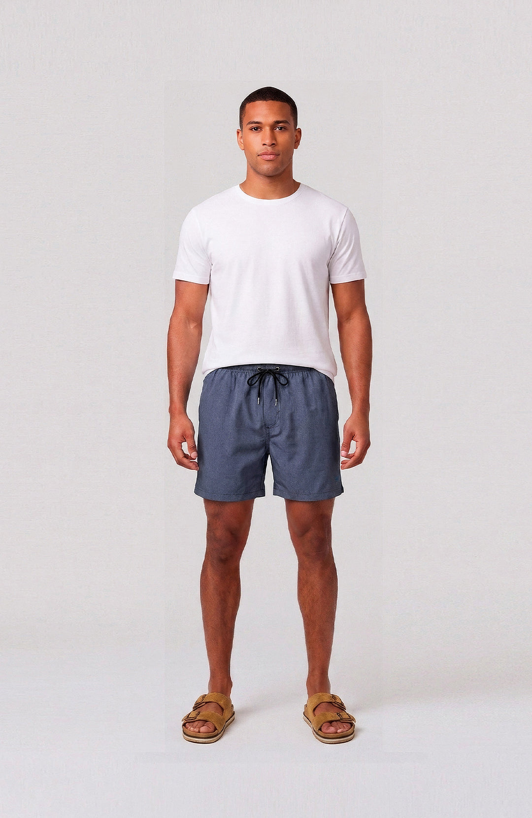Swim Short Bázico masculino dark blue Bázico, tecido de secagem rápida para praia e piscina #Cor_Dark Blue
