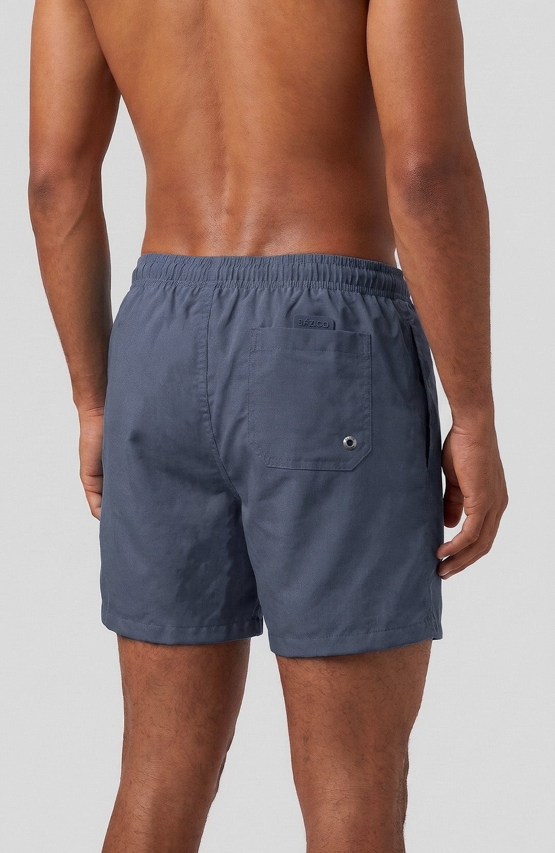 Swim Short Bázico masculino dark blue Bázico, tecido de secagem rápida para praia e piscina #Cor_Dark Blue