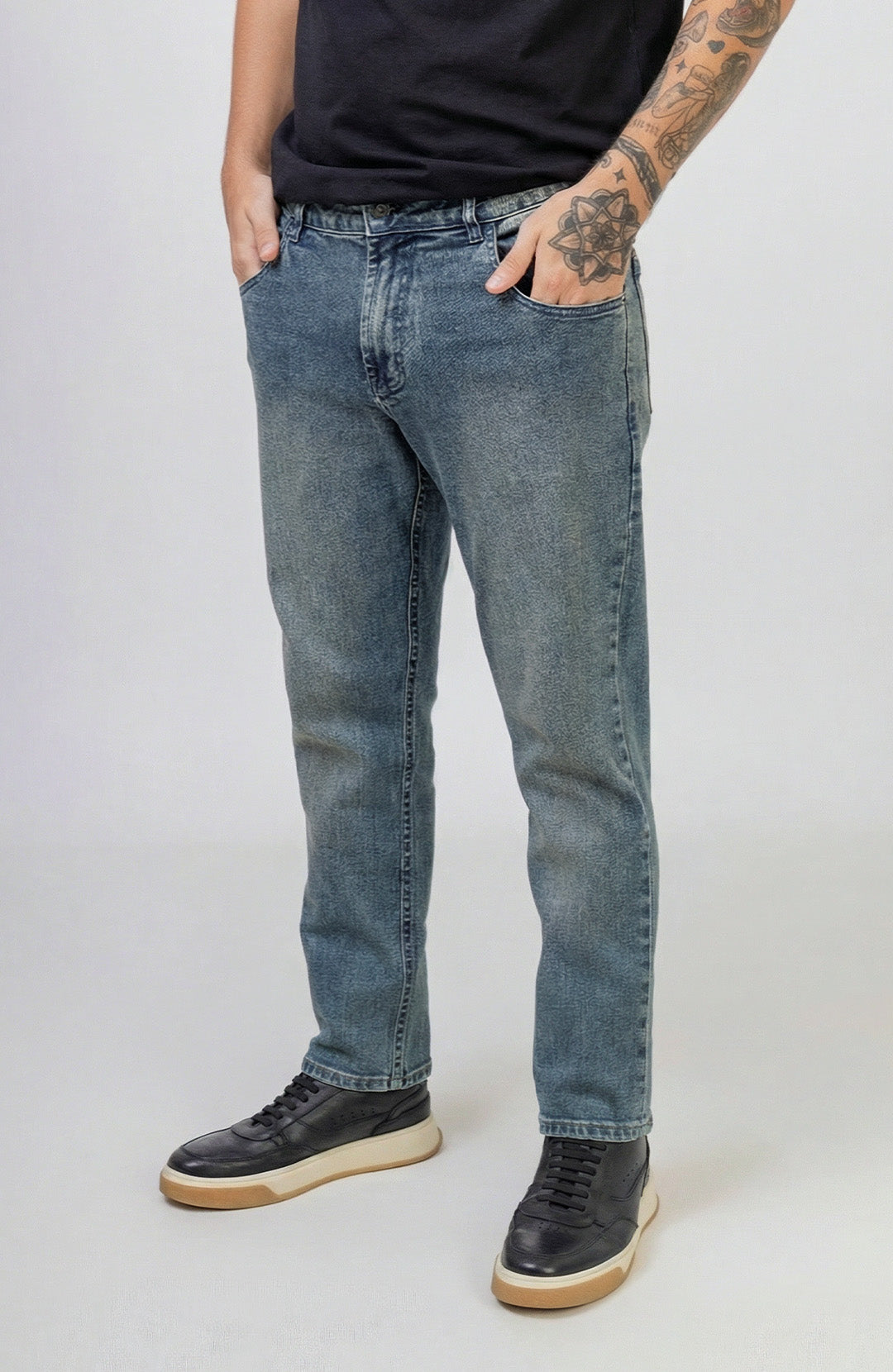 Calça Jeans Slim Stand