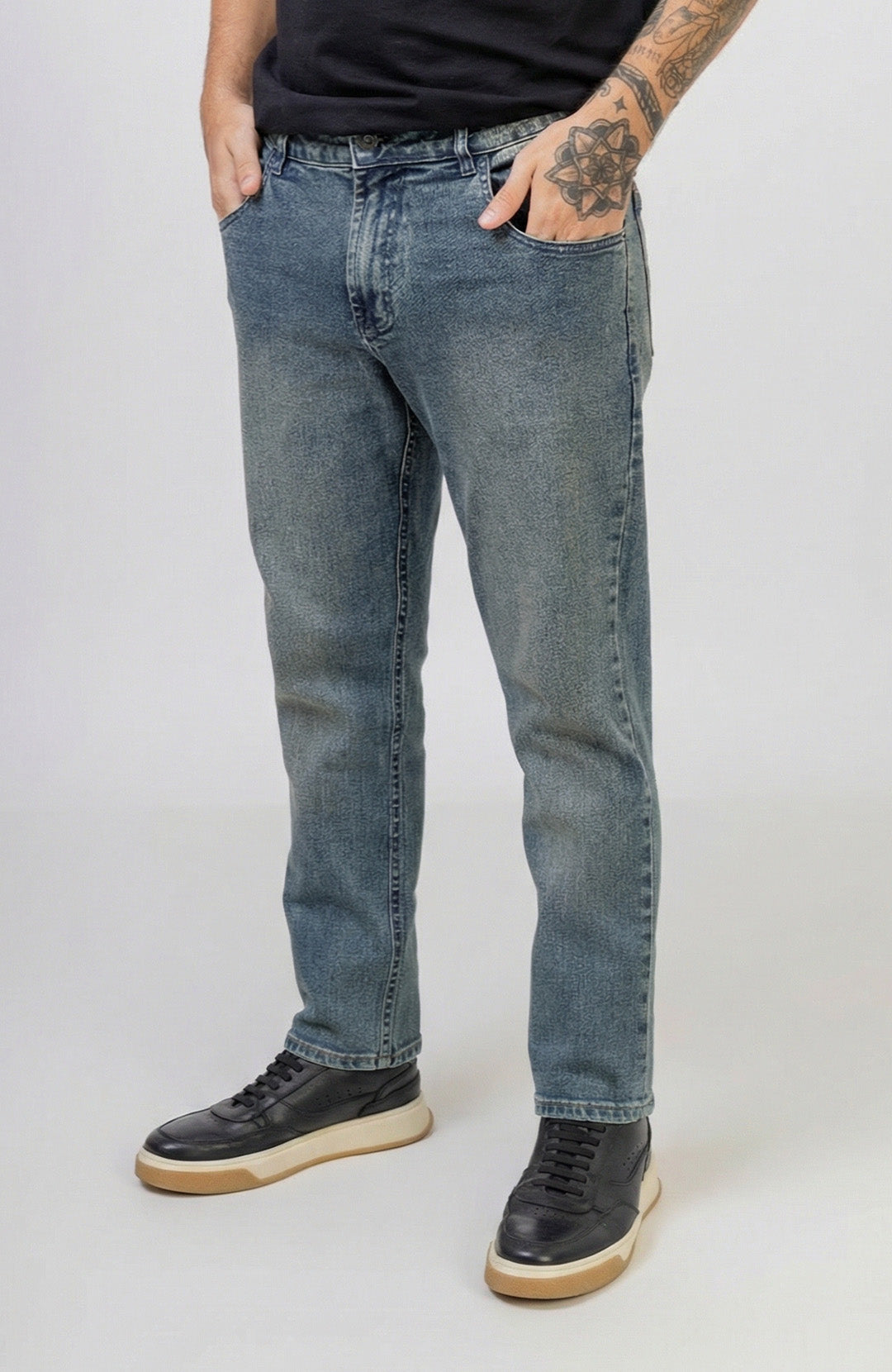 Calça Jeans Slim Stand