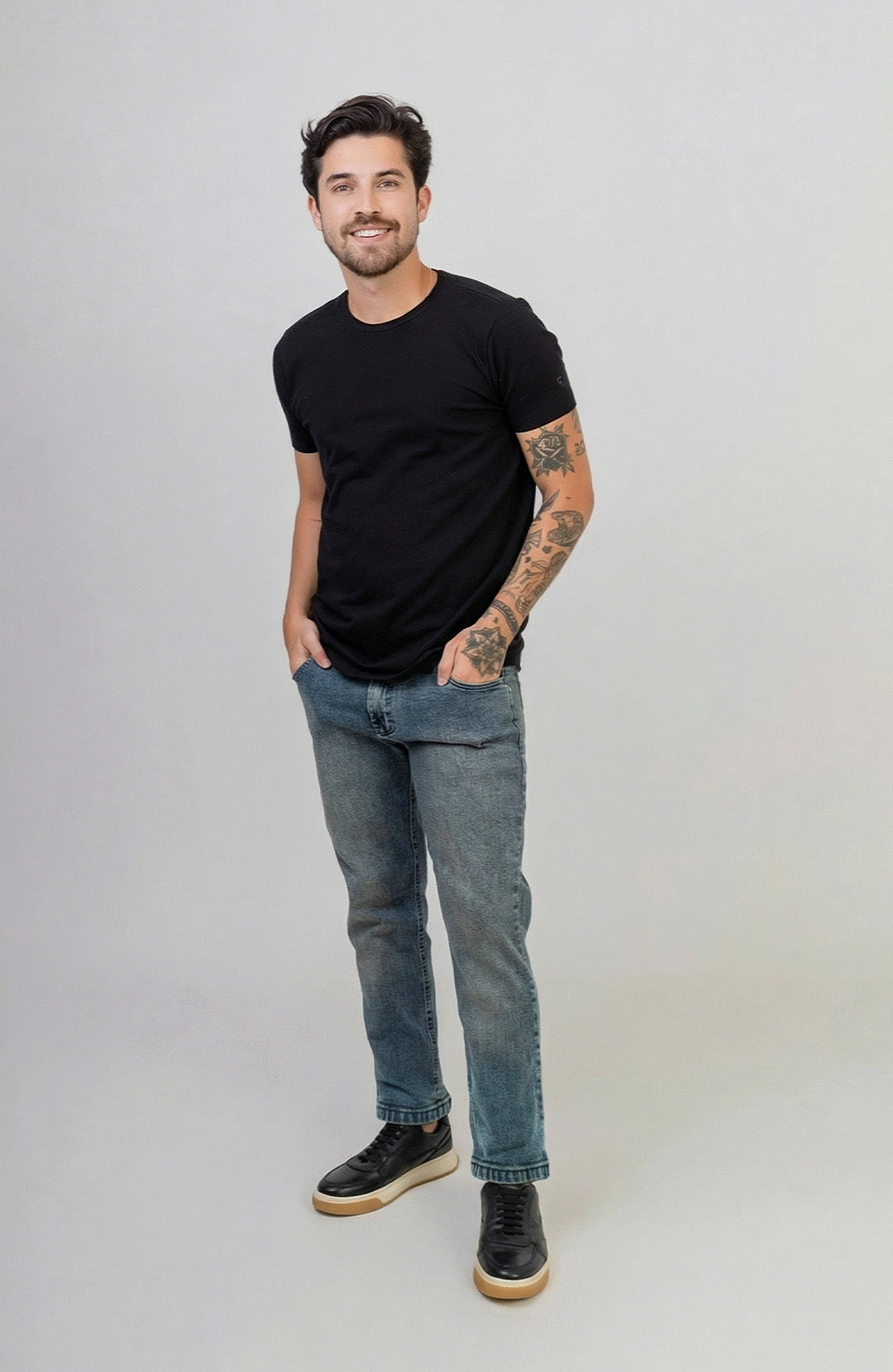 Calça Jeans Slim Stand