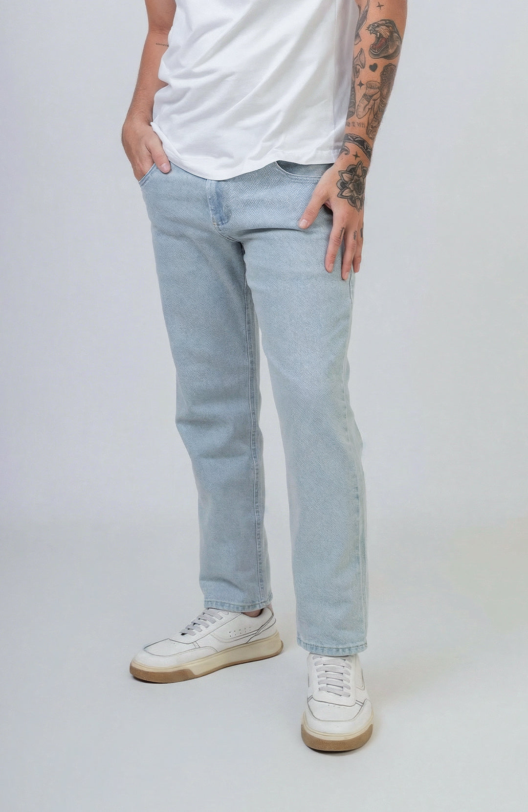 Calça Jeans Slim Stand