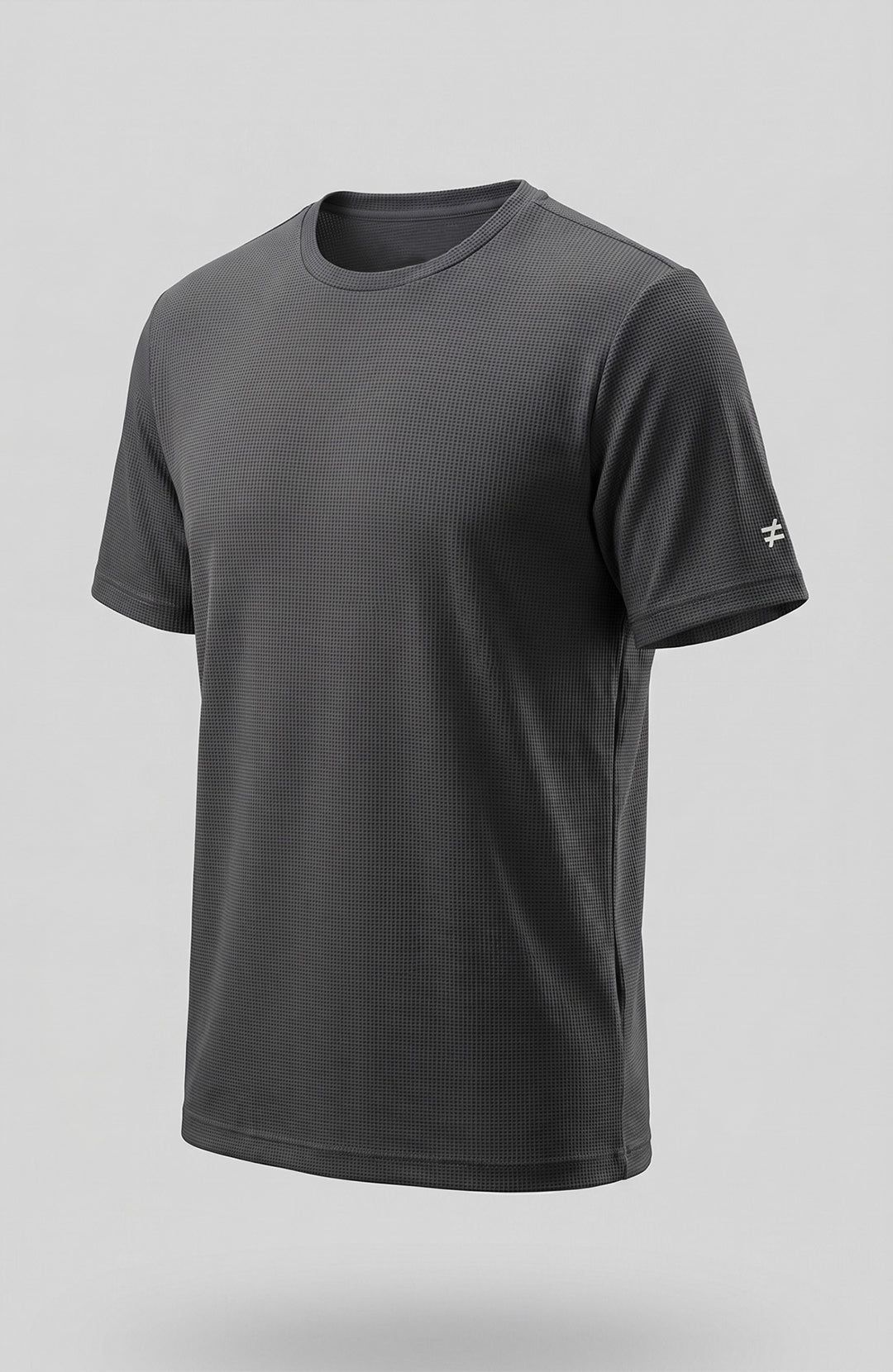 Camiseta esportiva Sport Solid grafite Bázico, UV50+ e secagem rápida em poliamida #Cor_Grafite