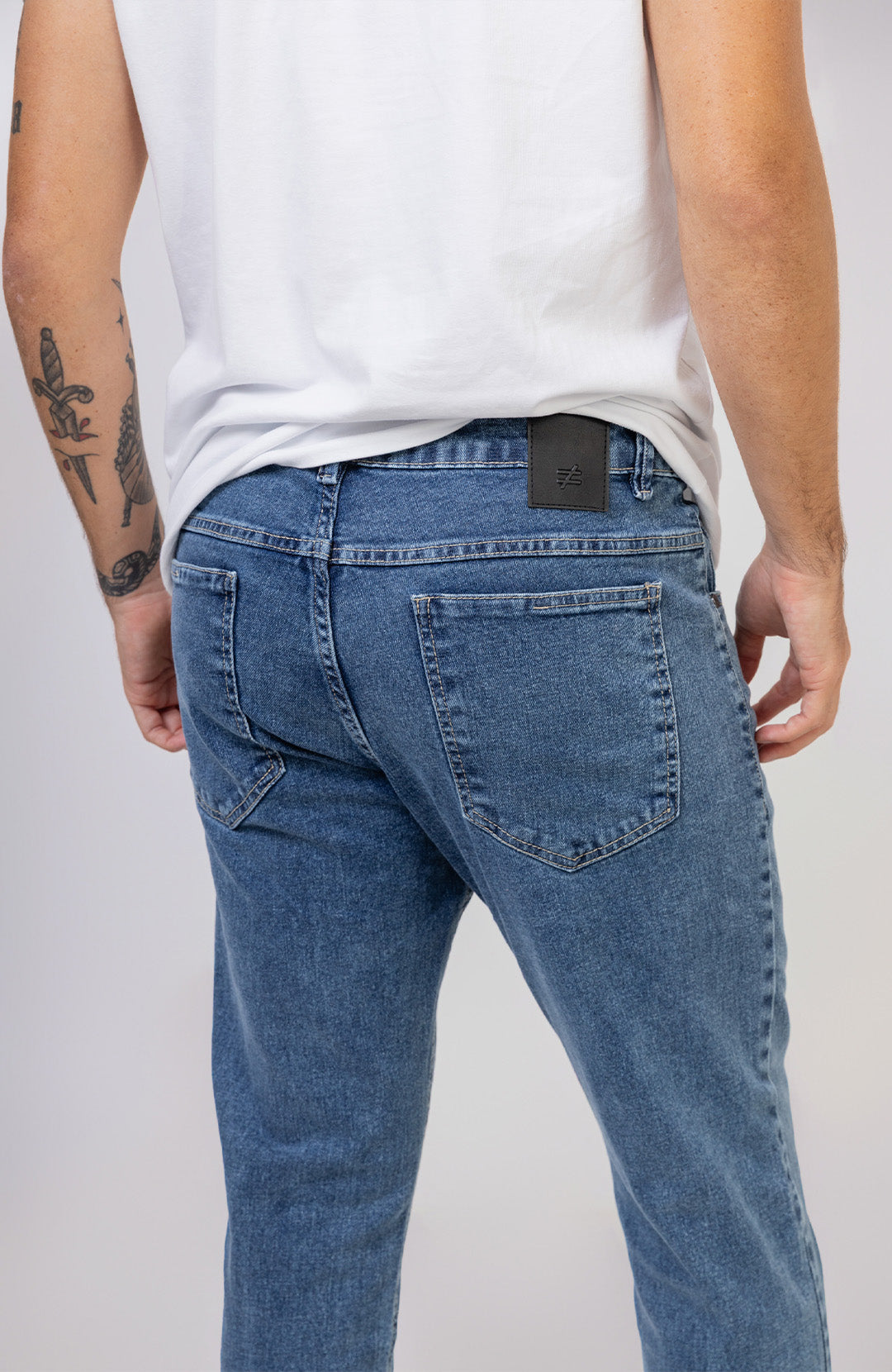 Calça Jeans Slim Stand