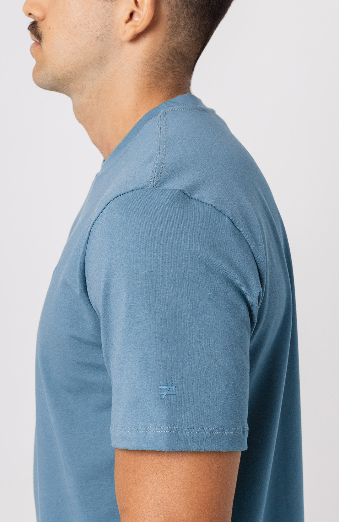 Camiseta Bázica Regular masculina ocean Bázico, algodão Powerful com caimento clássico #Cor_Ocean