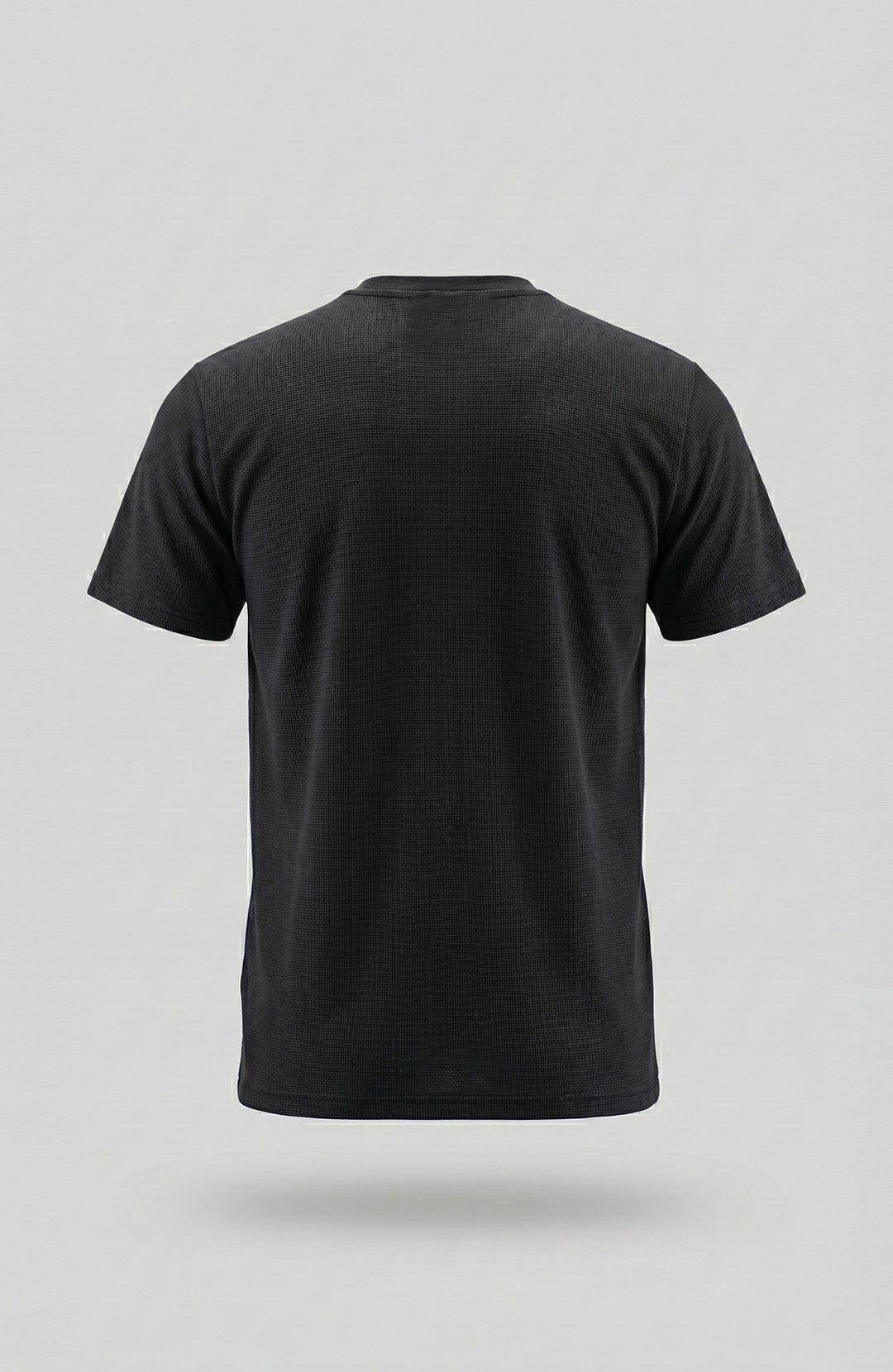 Camiseta esportiva Sport Solid preta Bázico, UV50+ e secagem rápida em poliamida #Cor_Preto