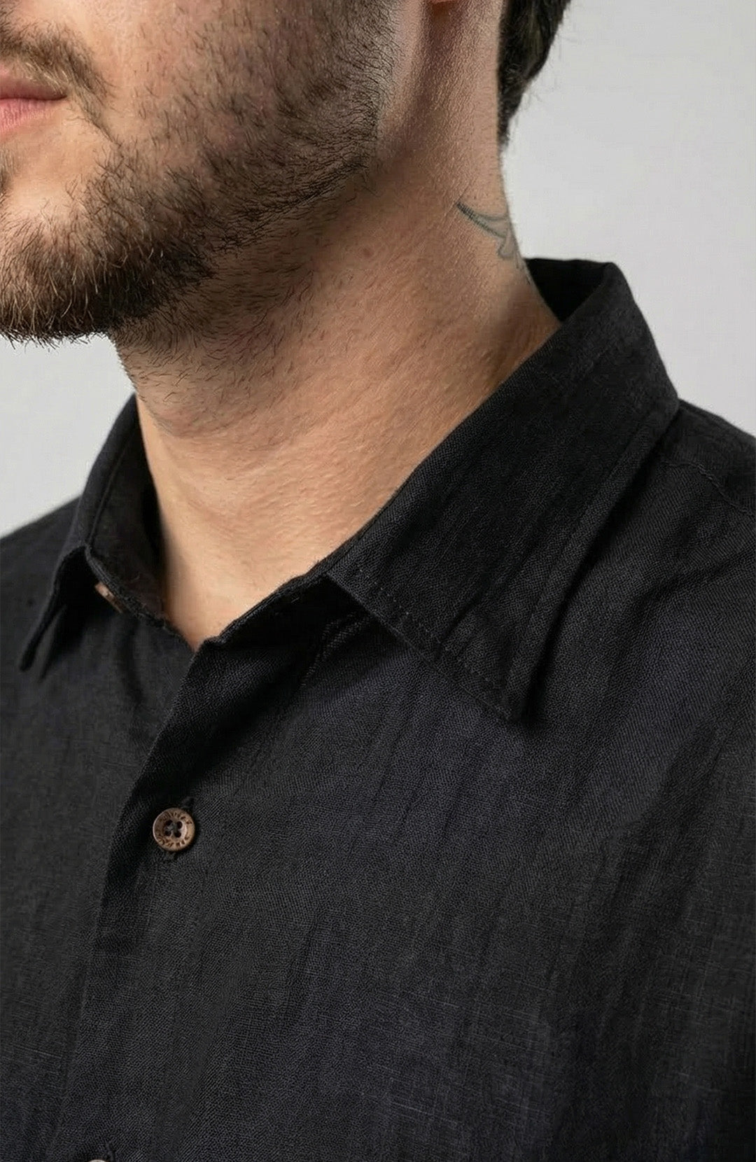 Camisa Linho Manga Longa