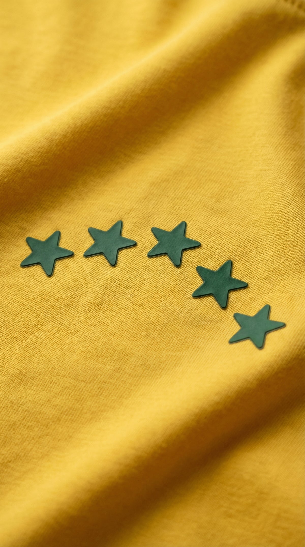 Customização Estrelas DTF esmeralda Bázico, transfer térmico para personalização de camisetas #Cor_Esmeralda