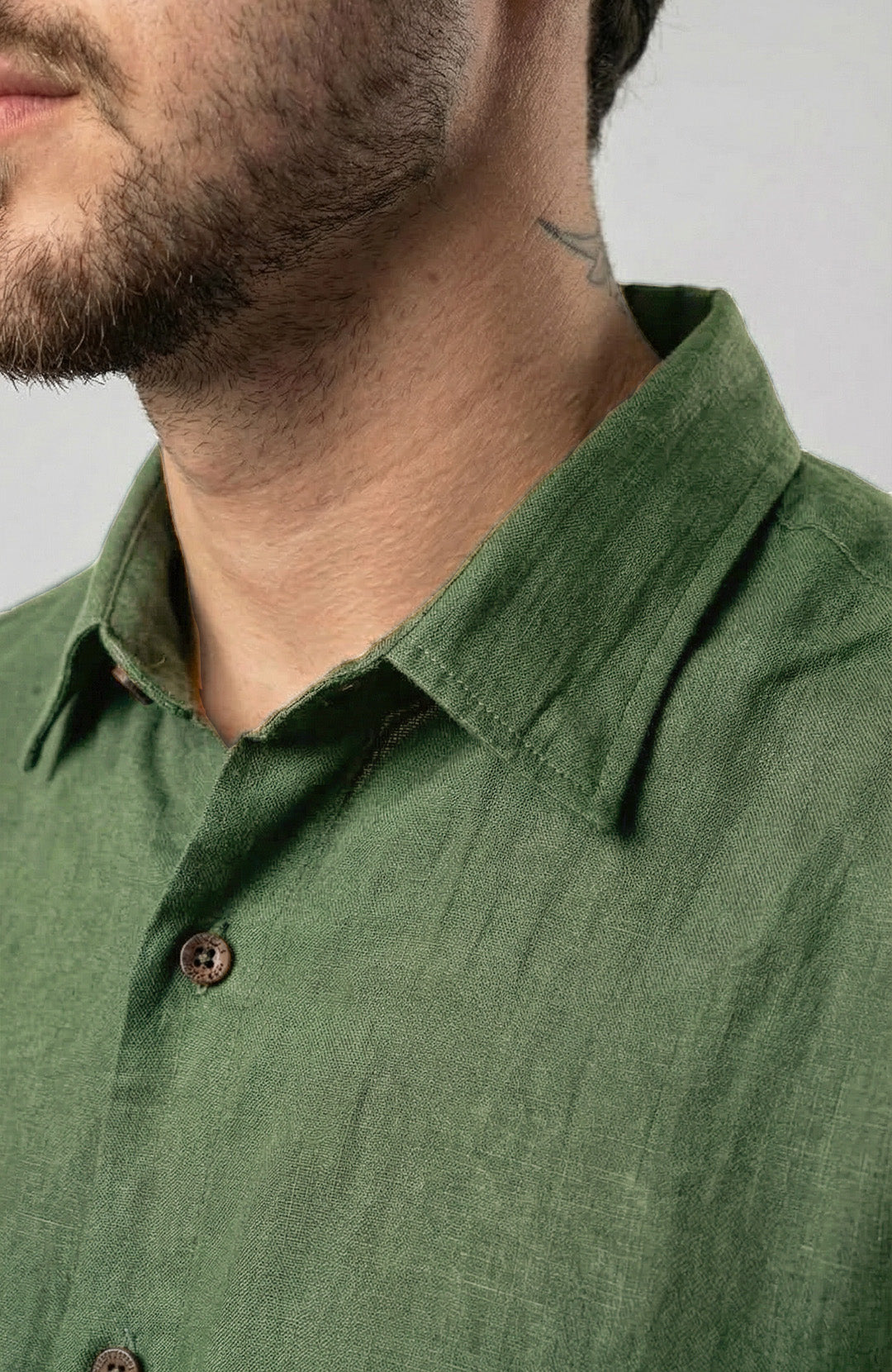 Camisa Linho Manga Longa